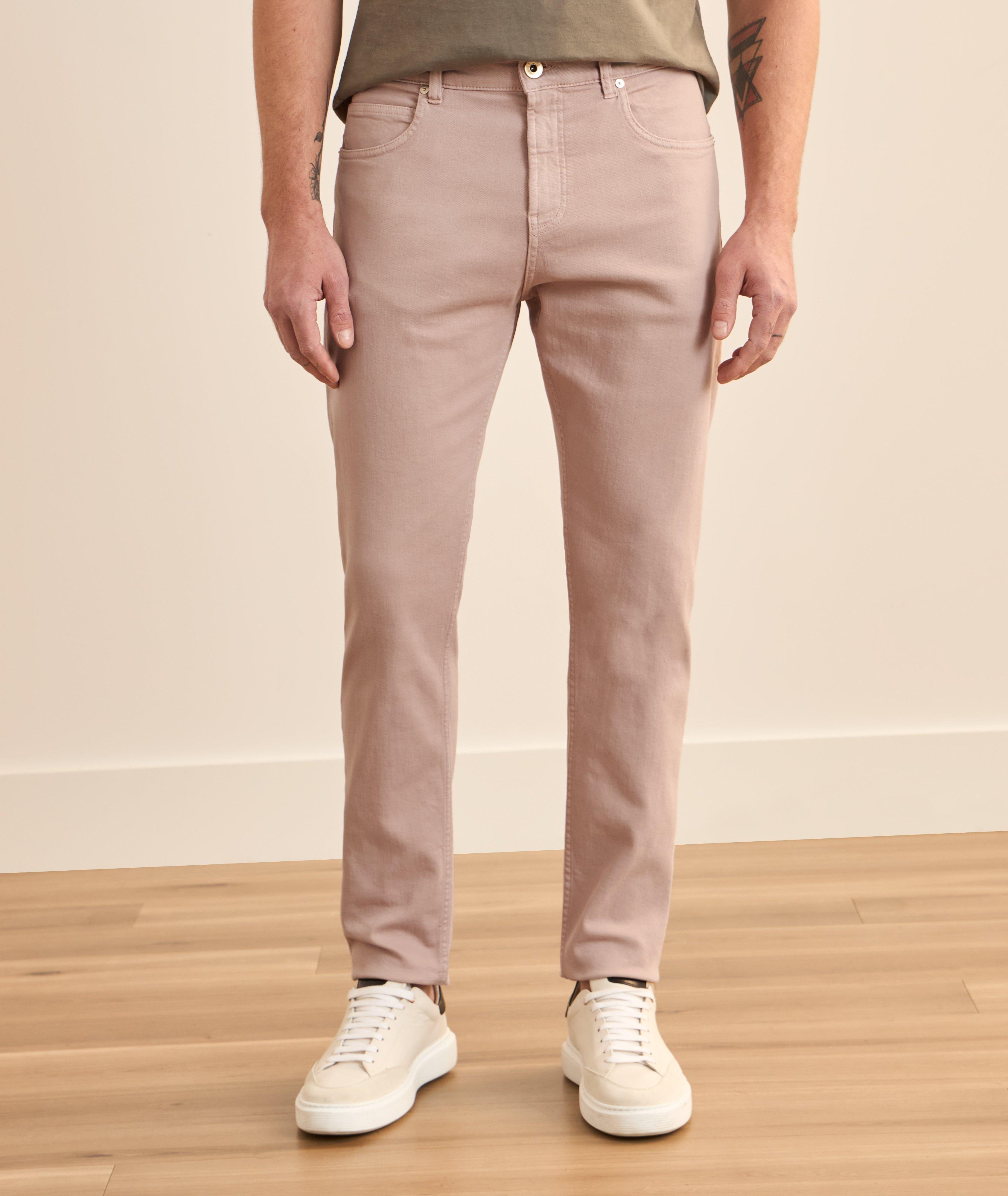 Cotton-Stretch Five-Pocket Pants image 2