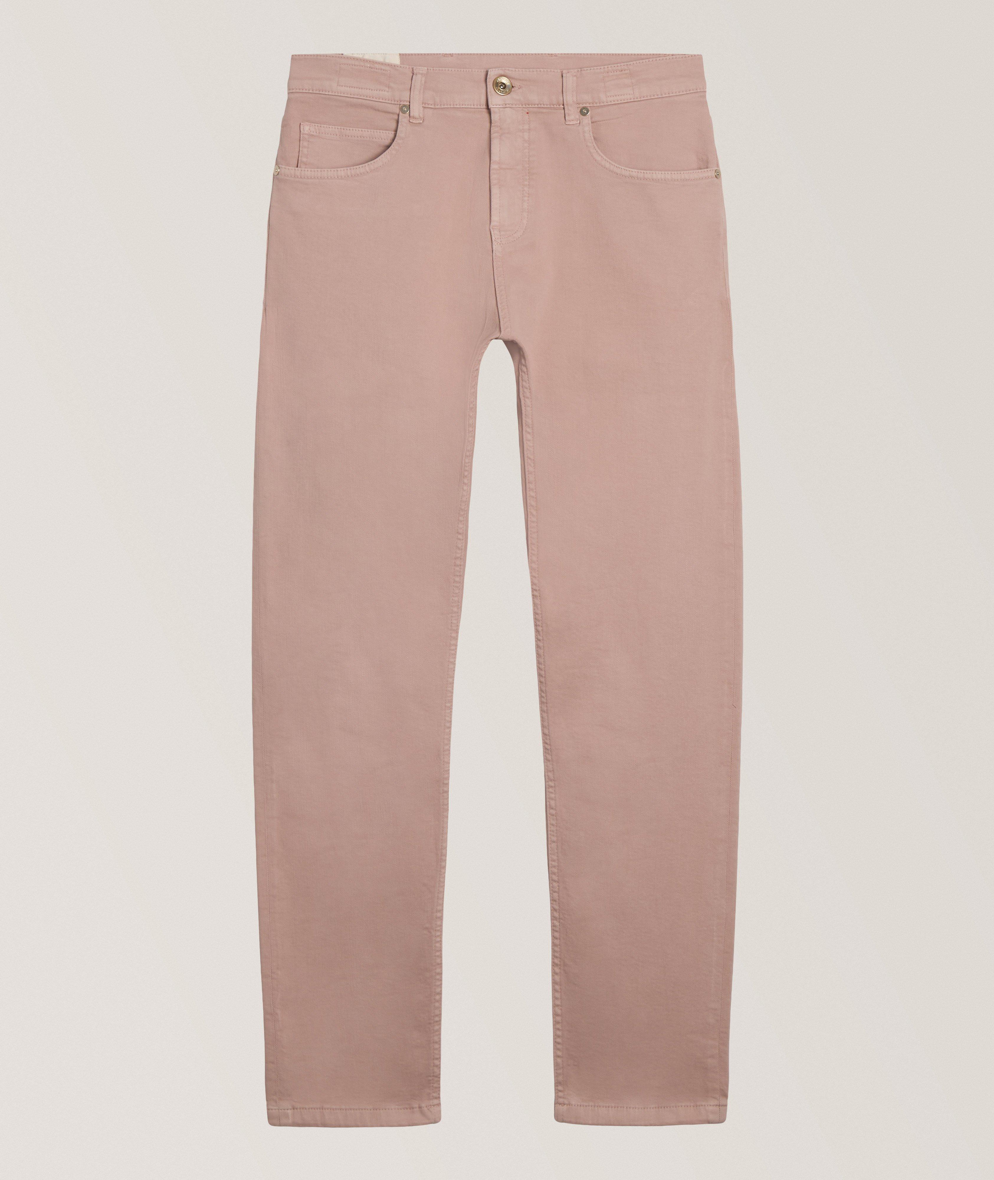 Pantalon cinq poches coton extensible image 0