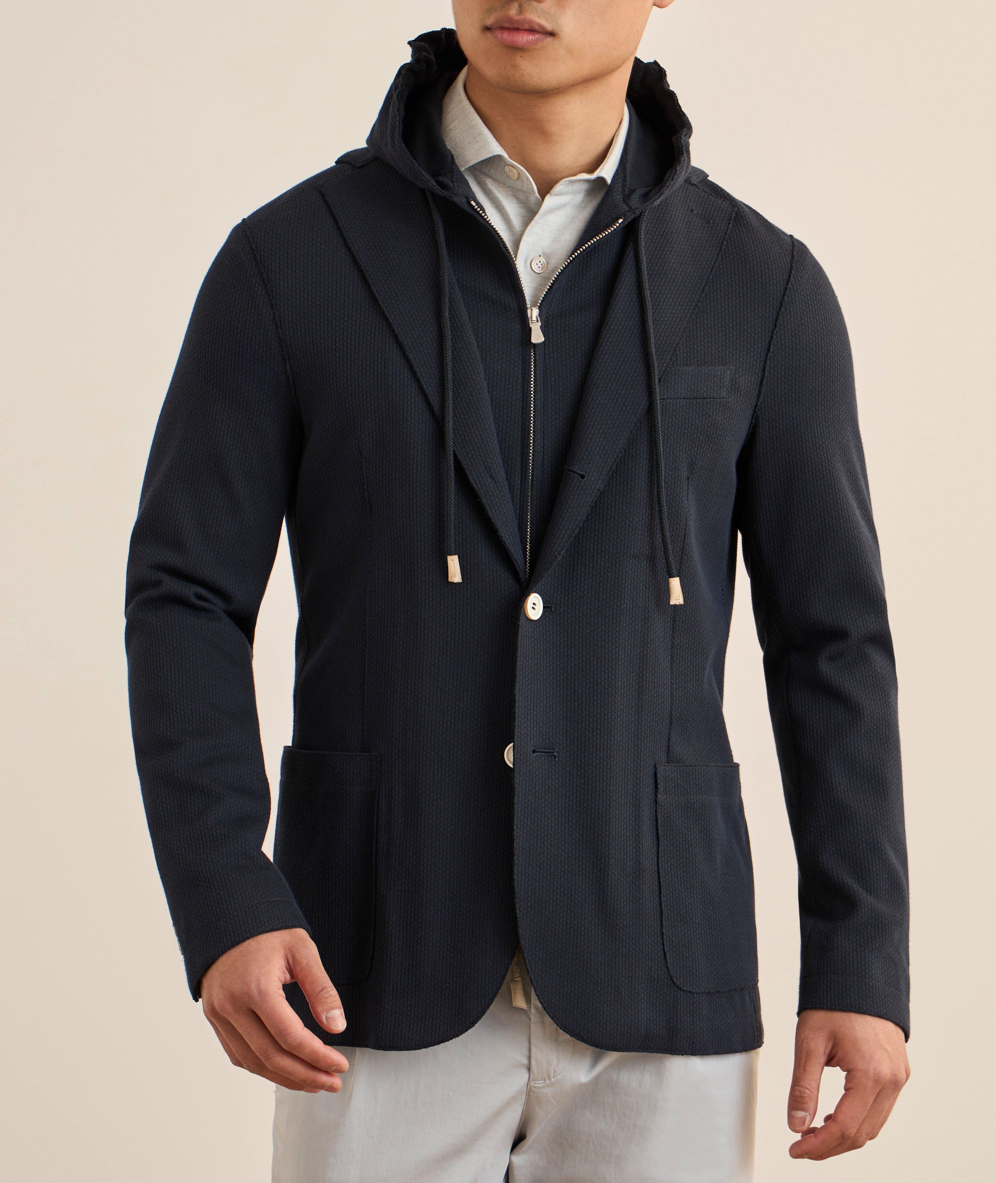 Veste sport côtelée coton mélangé image 1