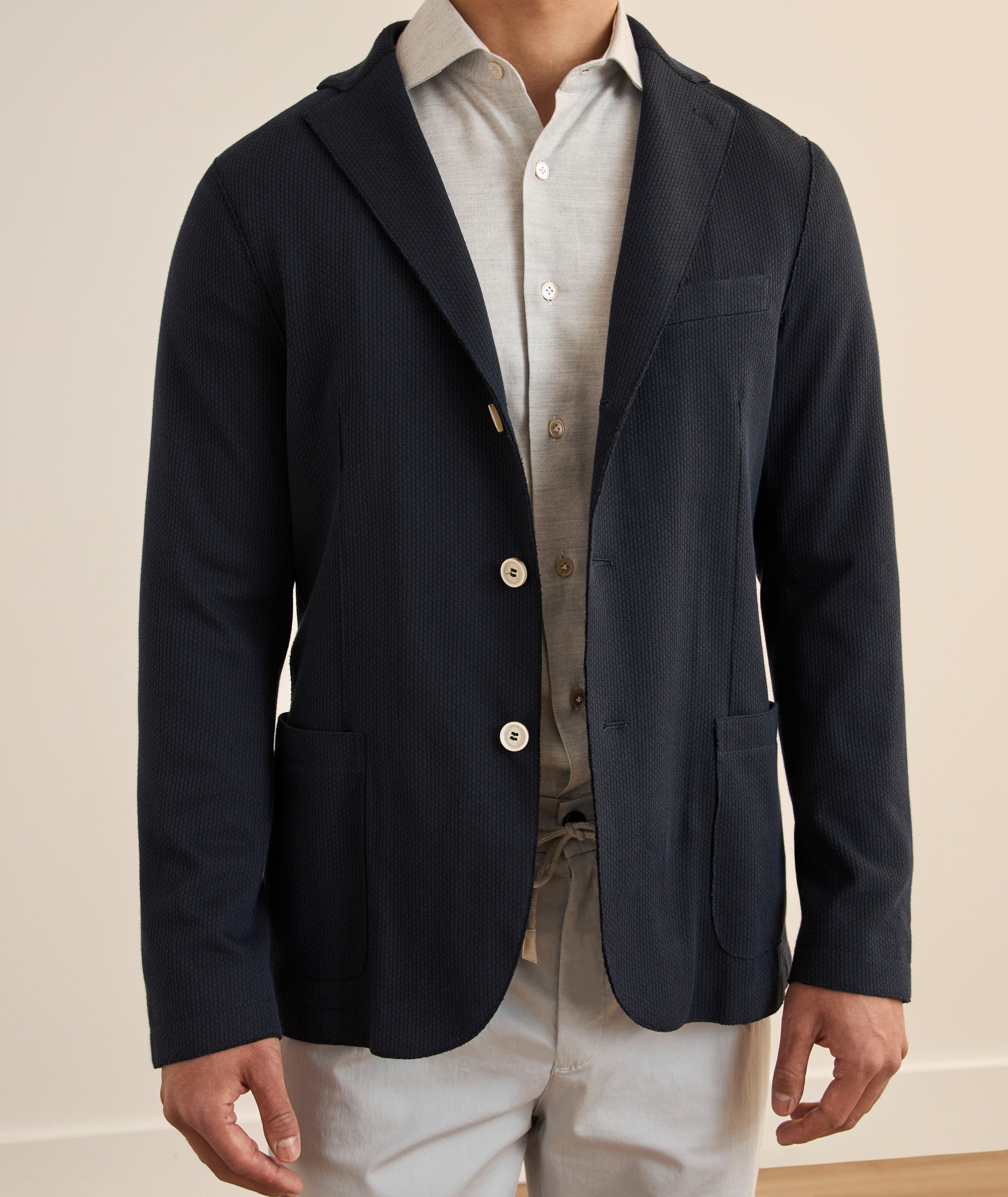 Veste sport côtelée coton mélangé image 5