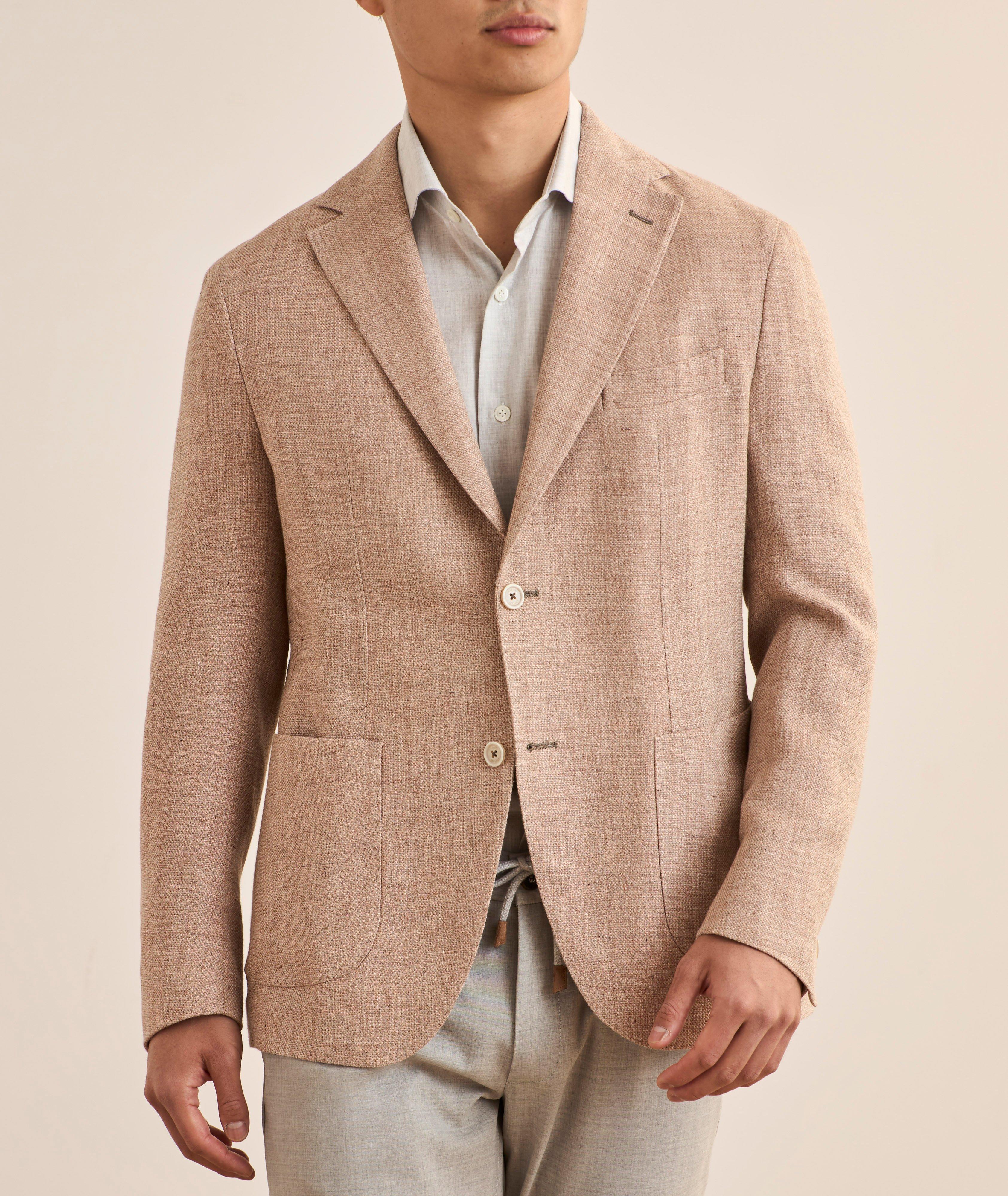 Linen-Wool Mélange Sport Jacket image 1