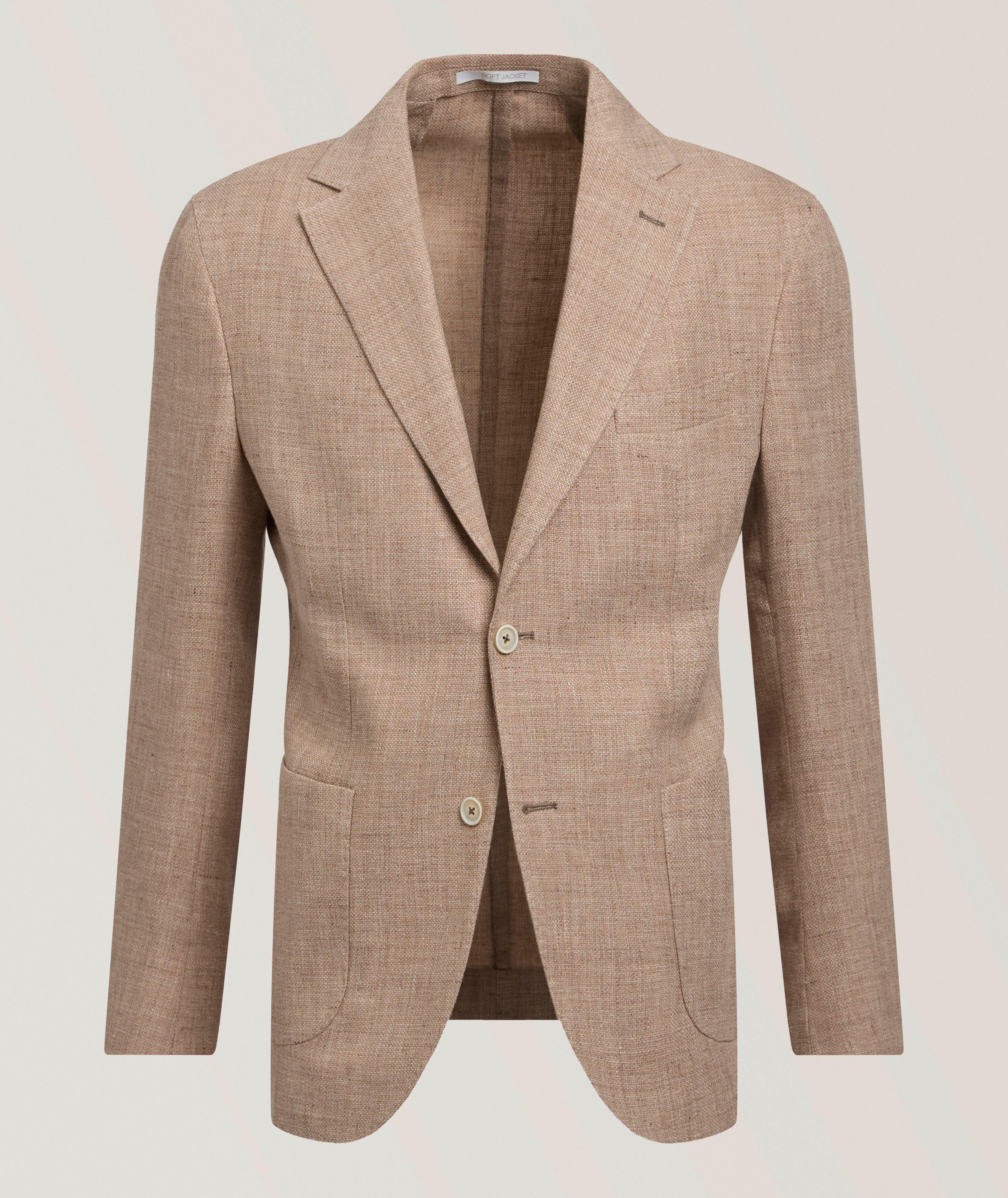 Linen-Wool Mélange Sport Jacket image 0