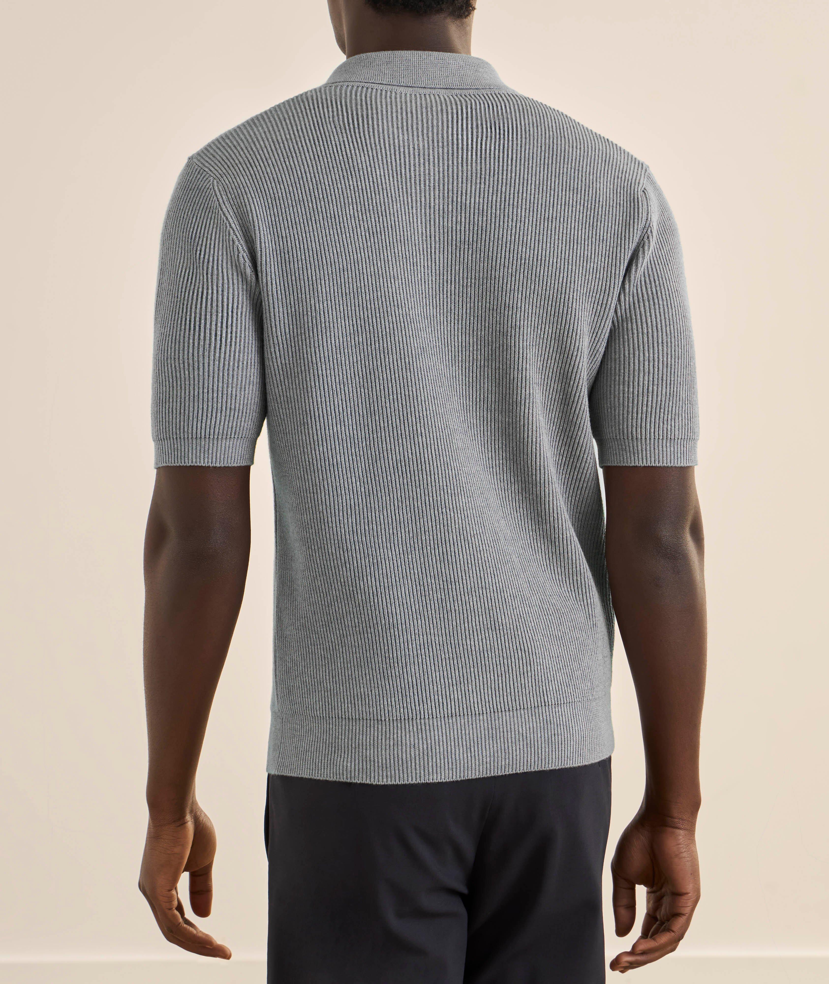 Ribbed-Knit Cotton-Cashmere Polo image 2