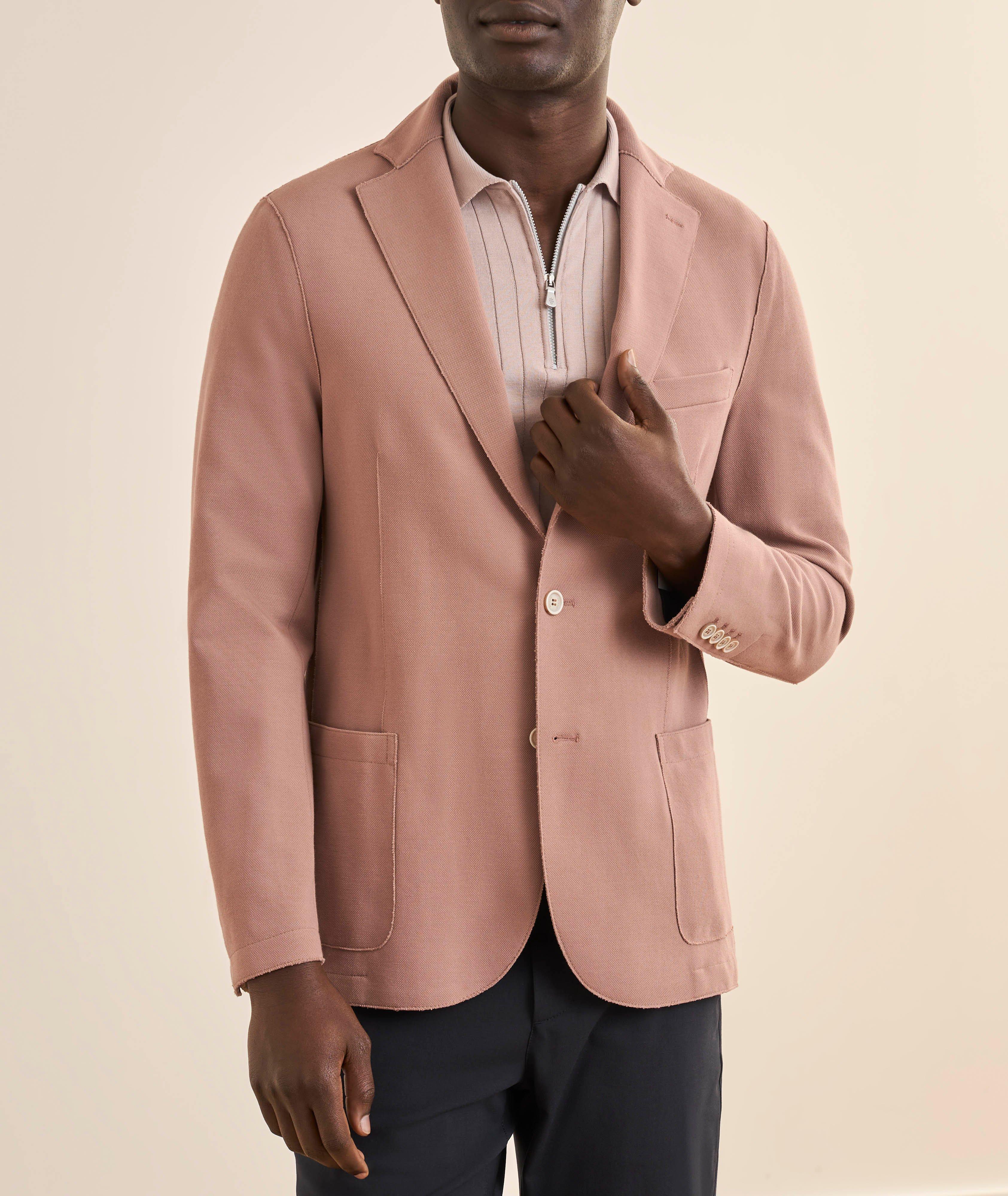 Piqué Cotton-Blend Sport Jacket image 1