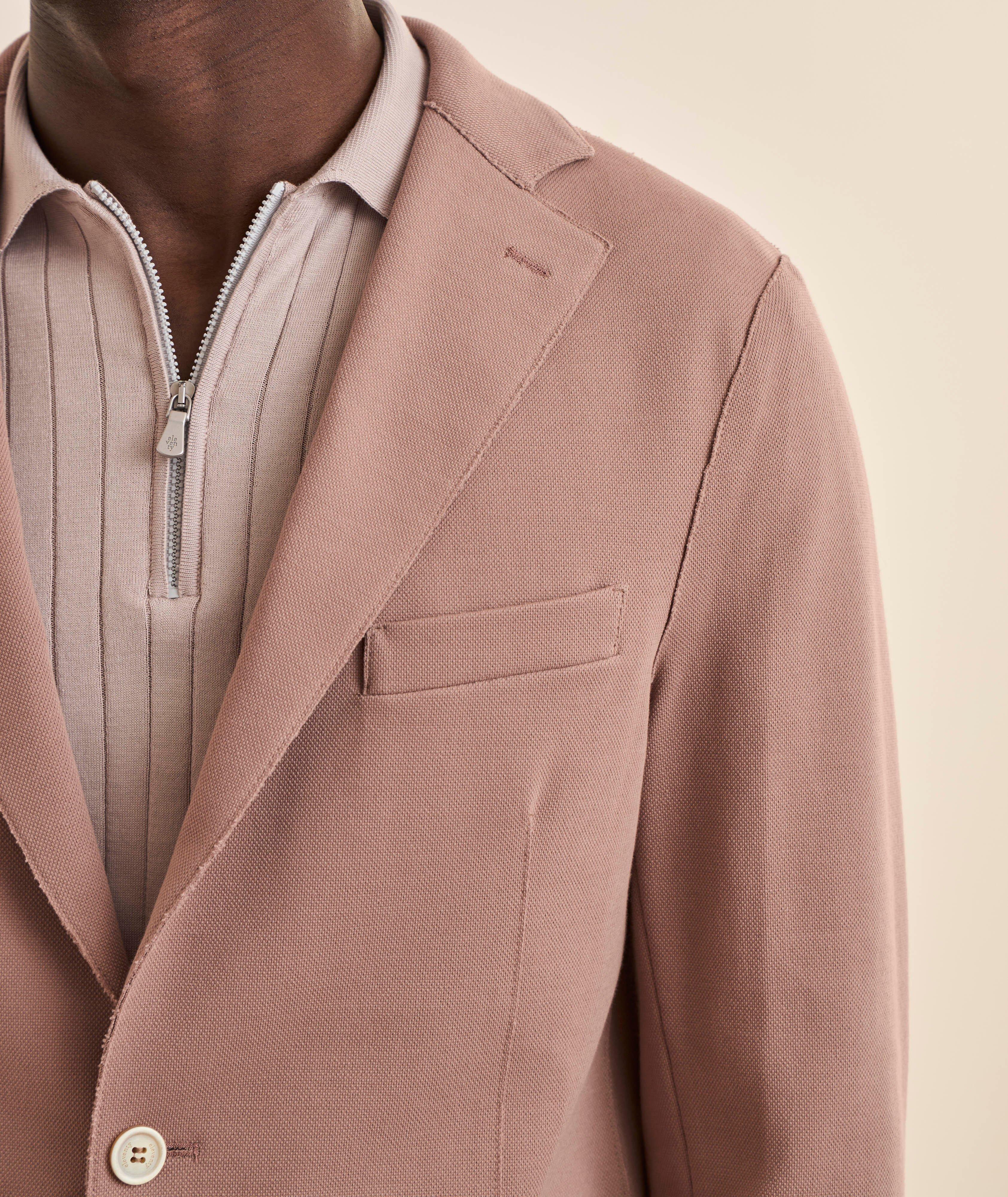 Piqué Cotton-Blend Sport Jacket image 3