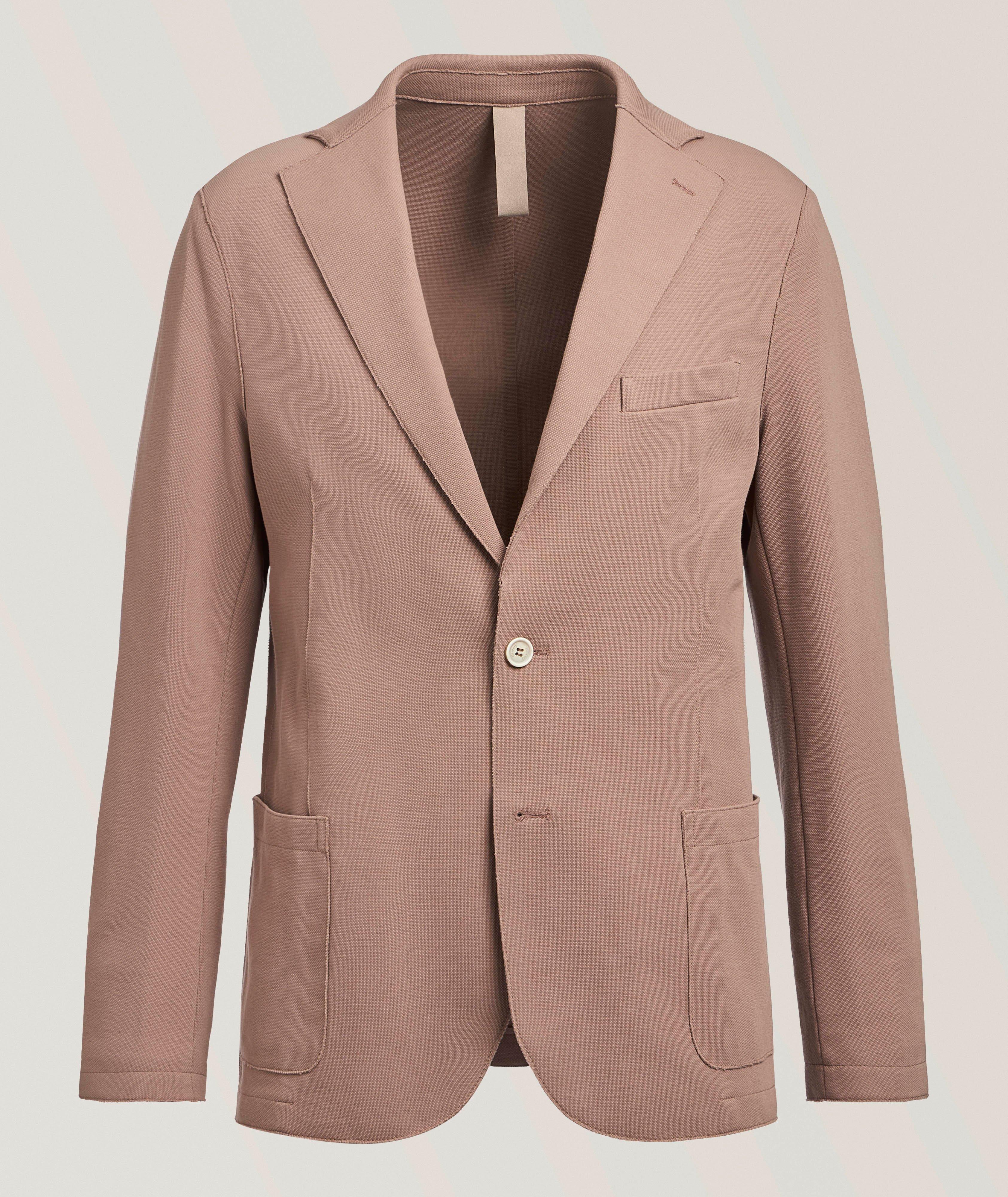 Piqué Cotton-Blend Sport Jacket image 0