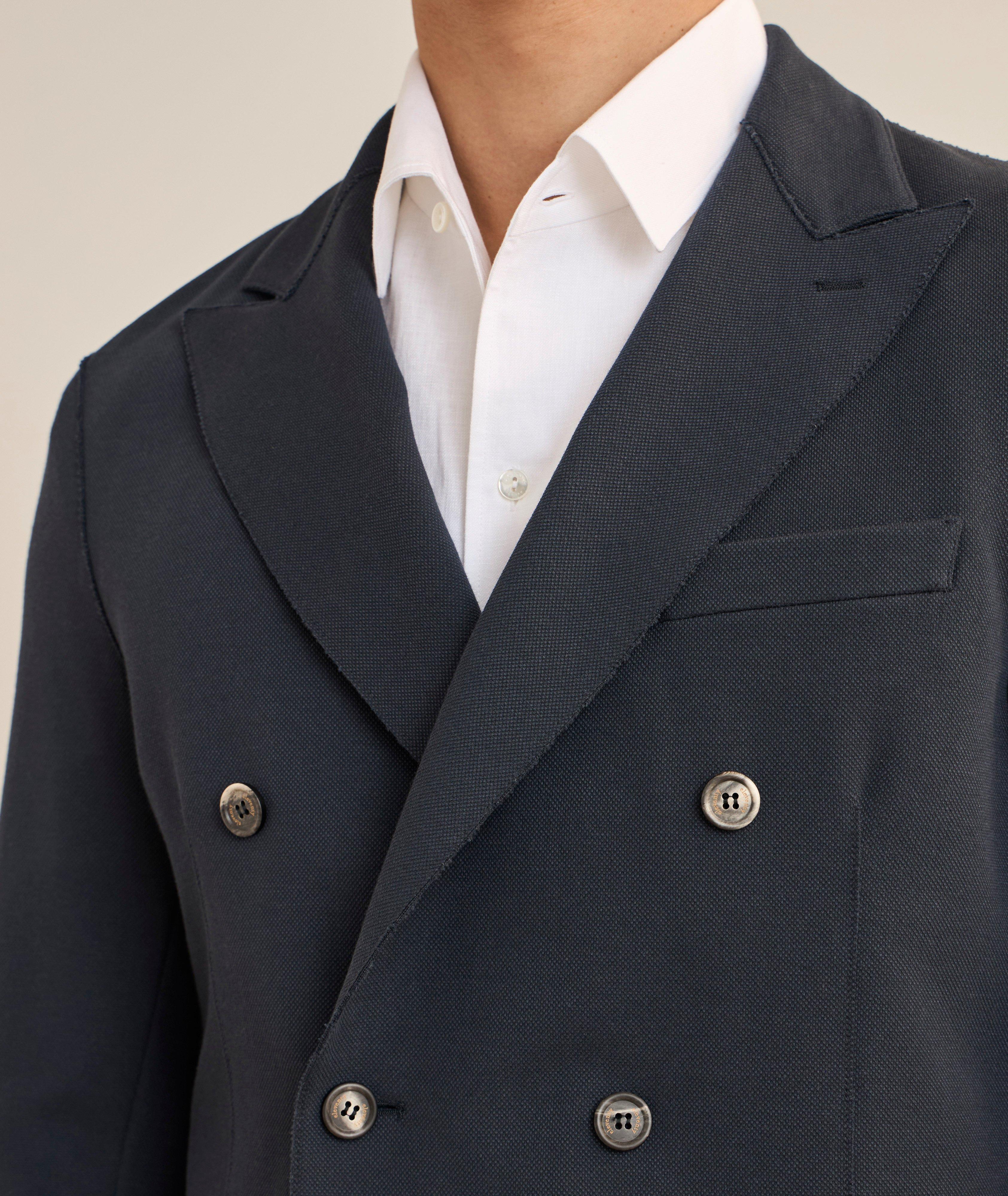 Veste sport croisée coton mélangé image 3