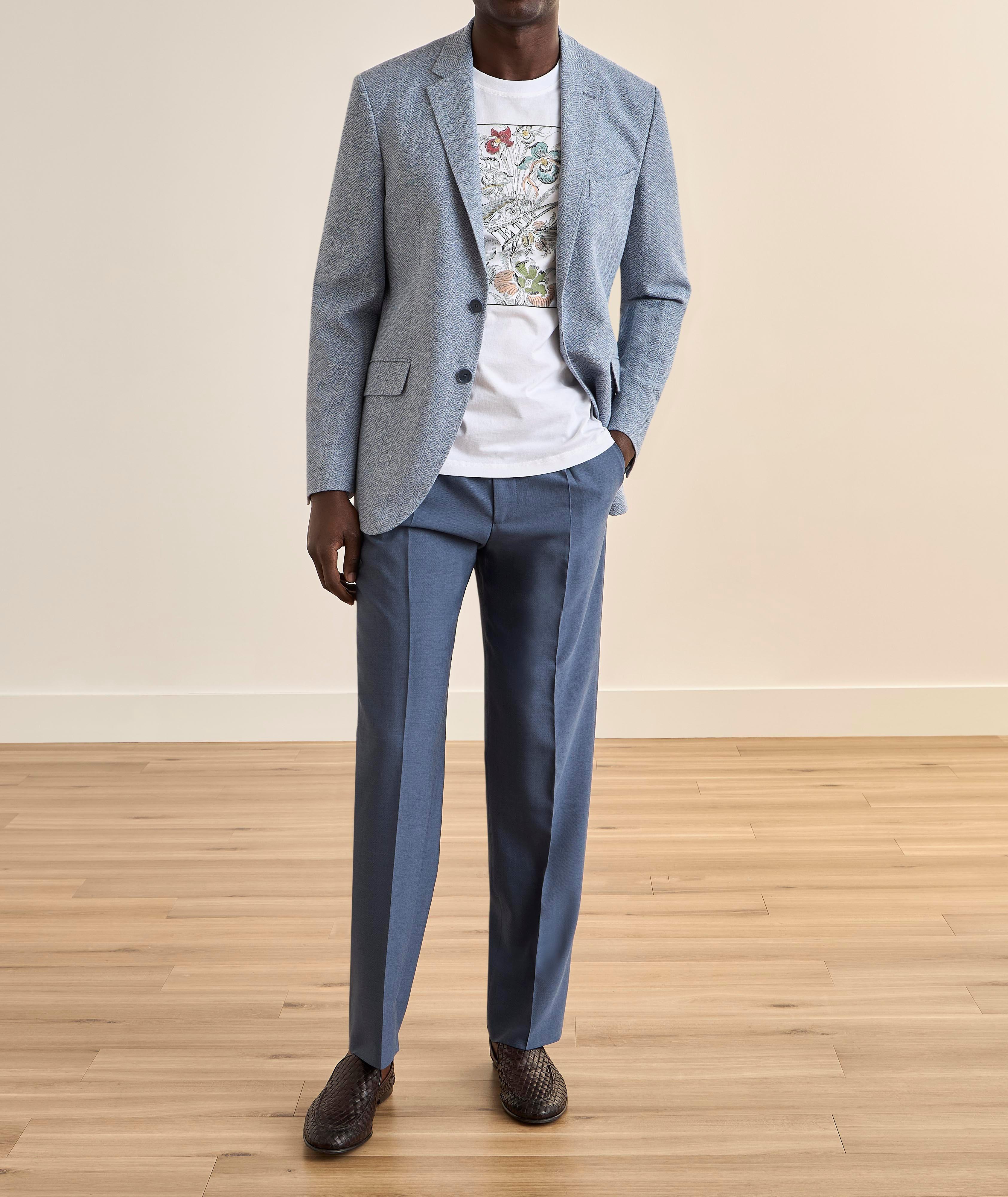 Floral Hummingbird Cotton Crewneck T-Shirt  image 4