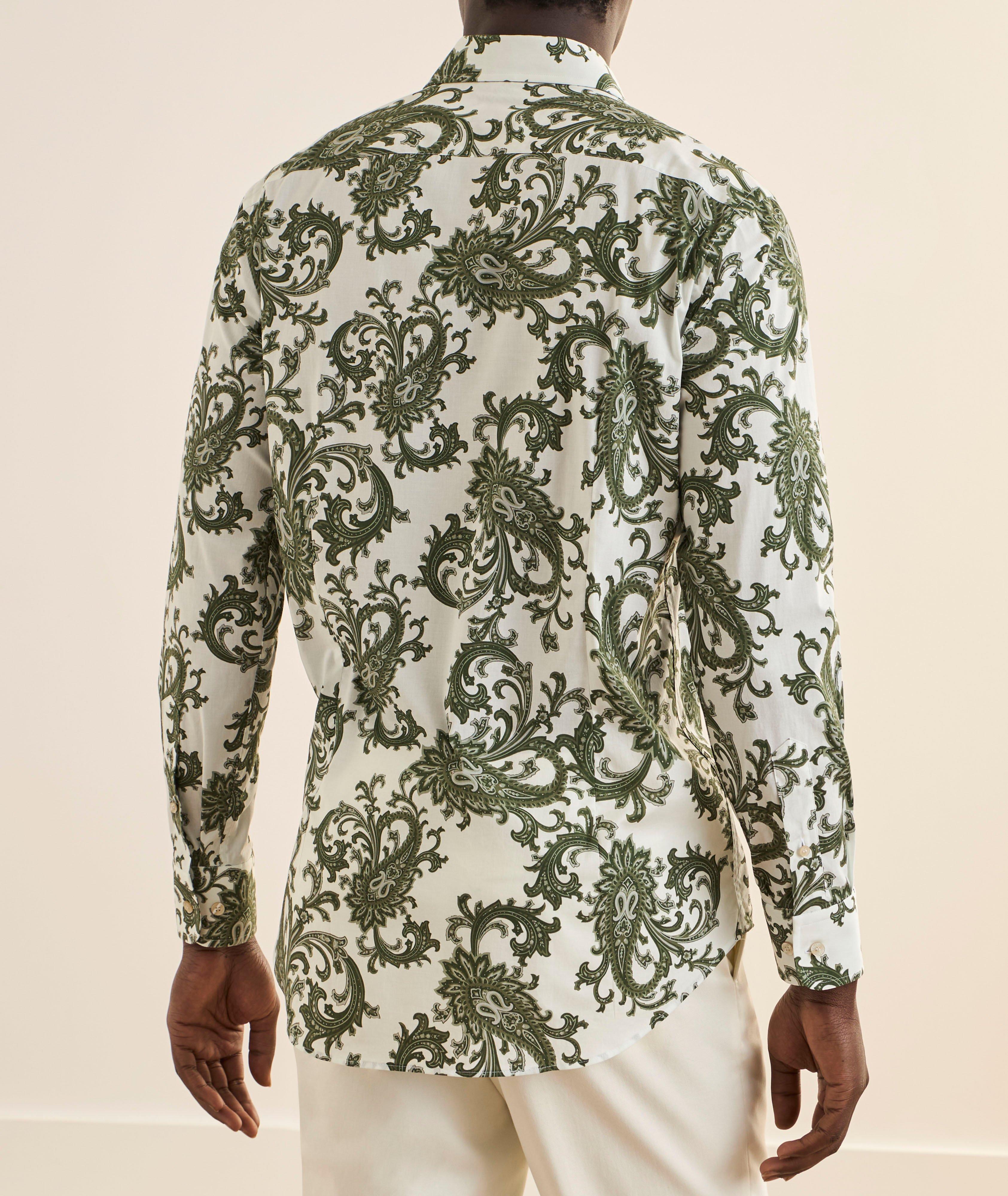 Chemise coton extensible paisley image 2