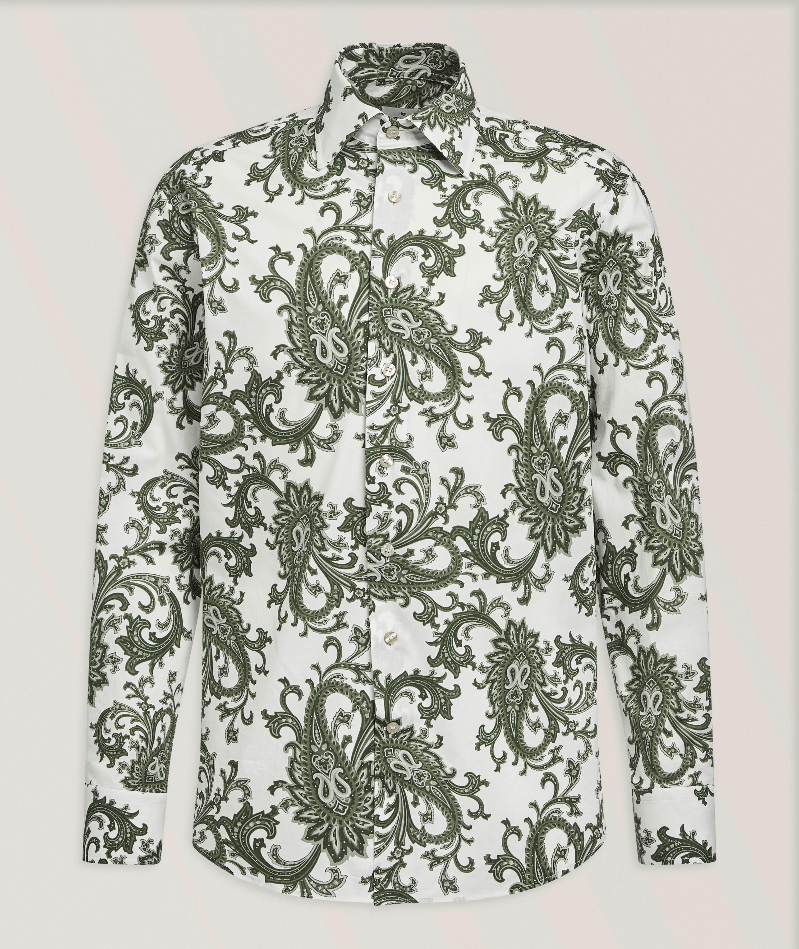 Paisley Stretch-Cotton Shirt  image 0