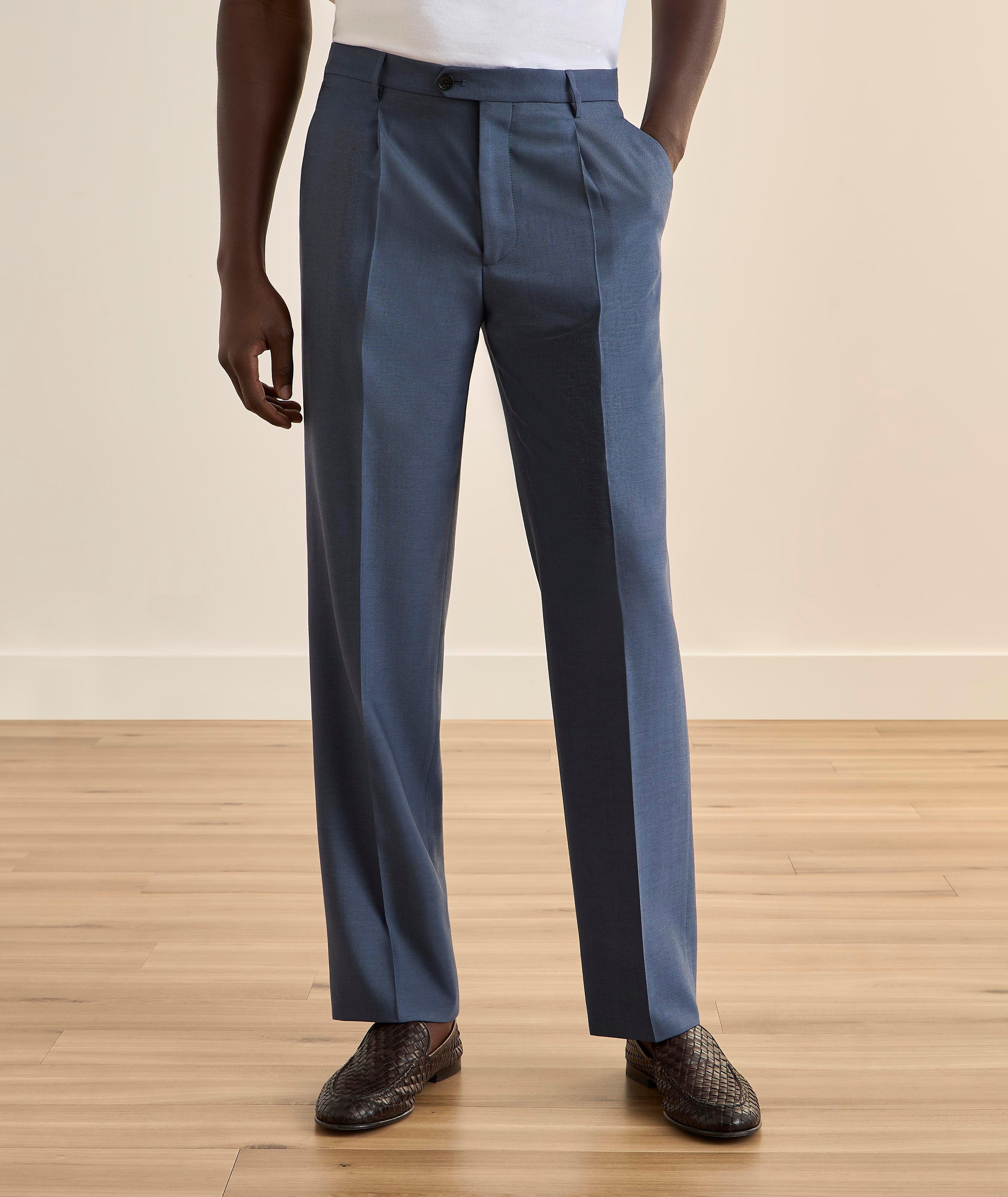 Pleated Wool Pants image 1