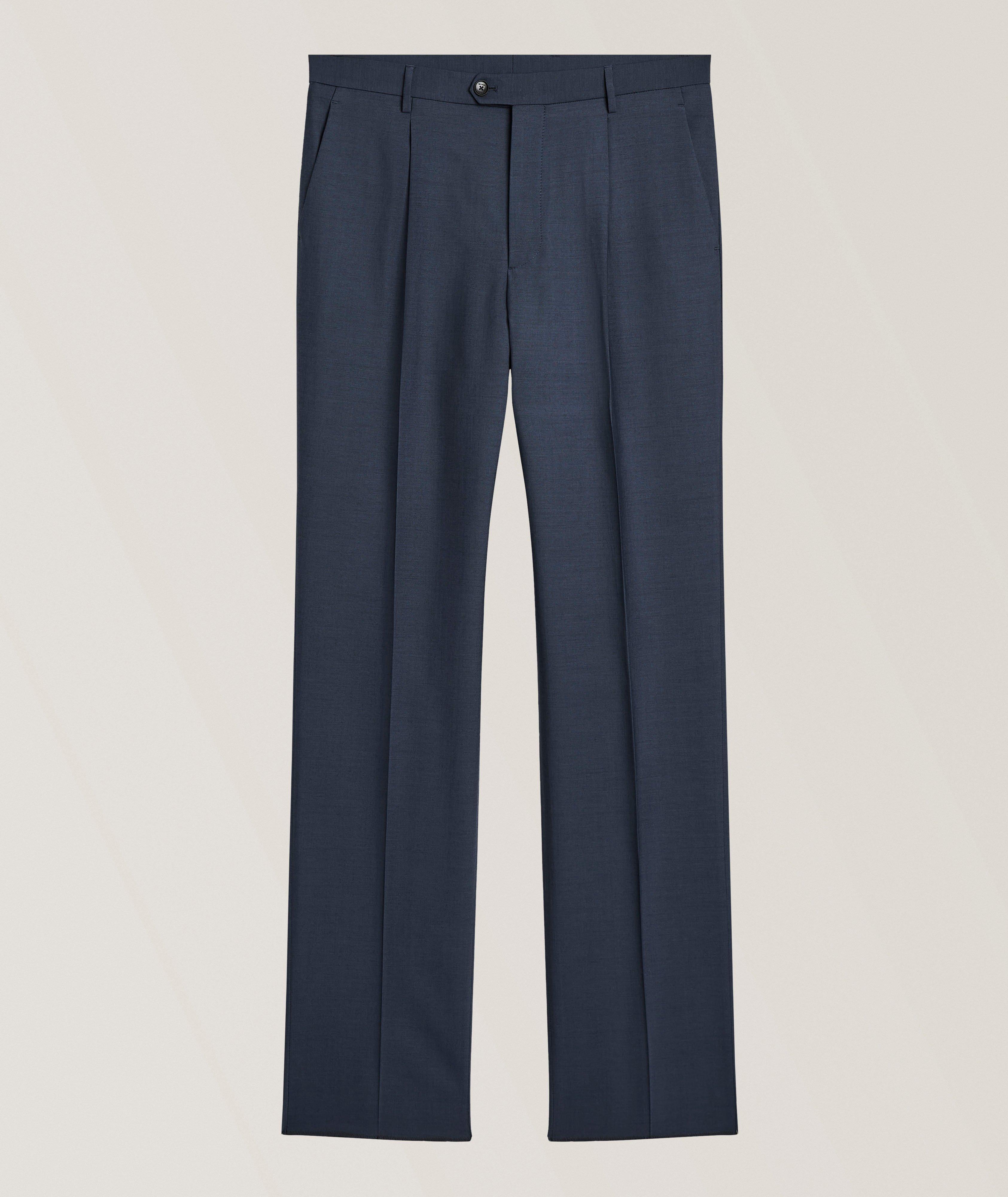 Pantalon laine à plis image 0