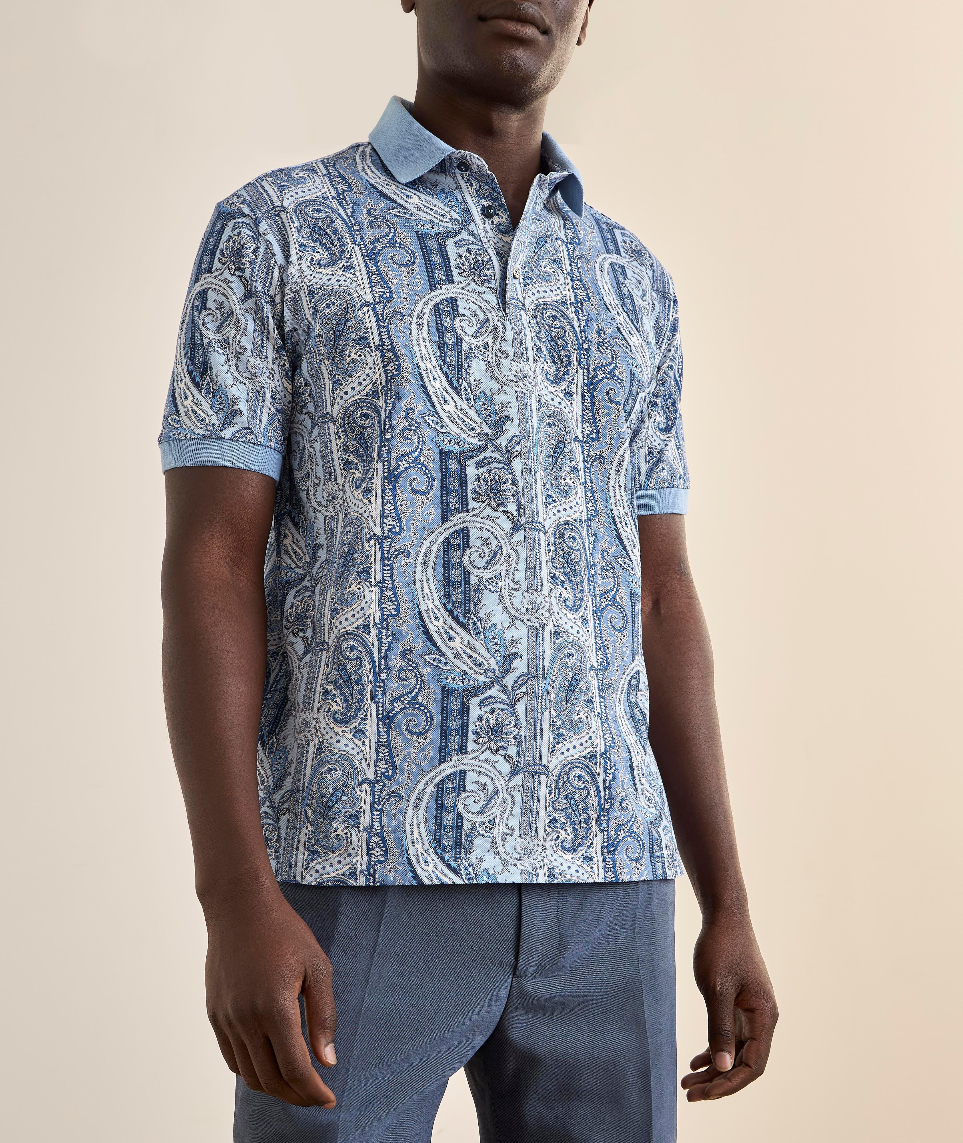 Polo coton paisley image 1