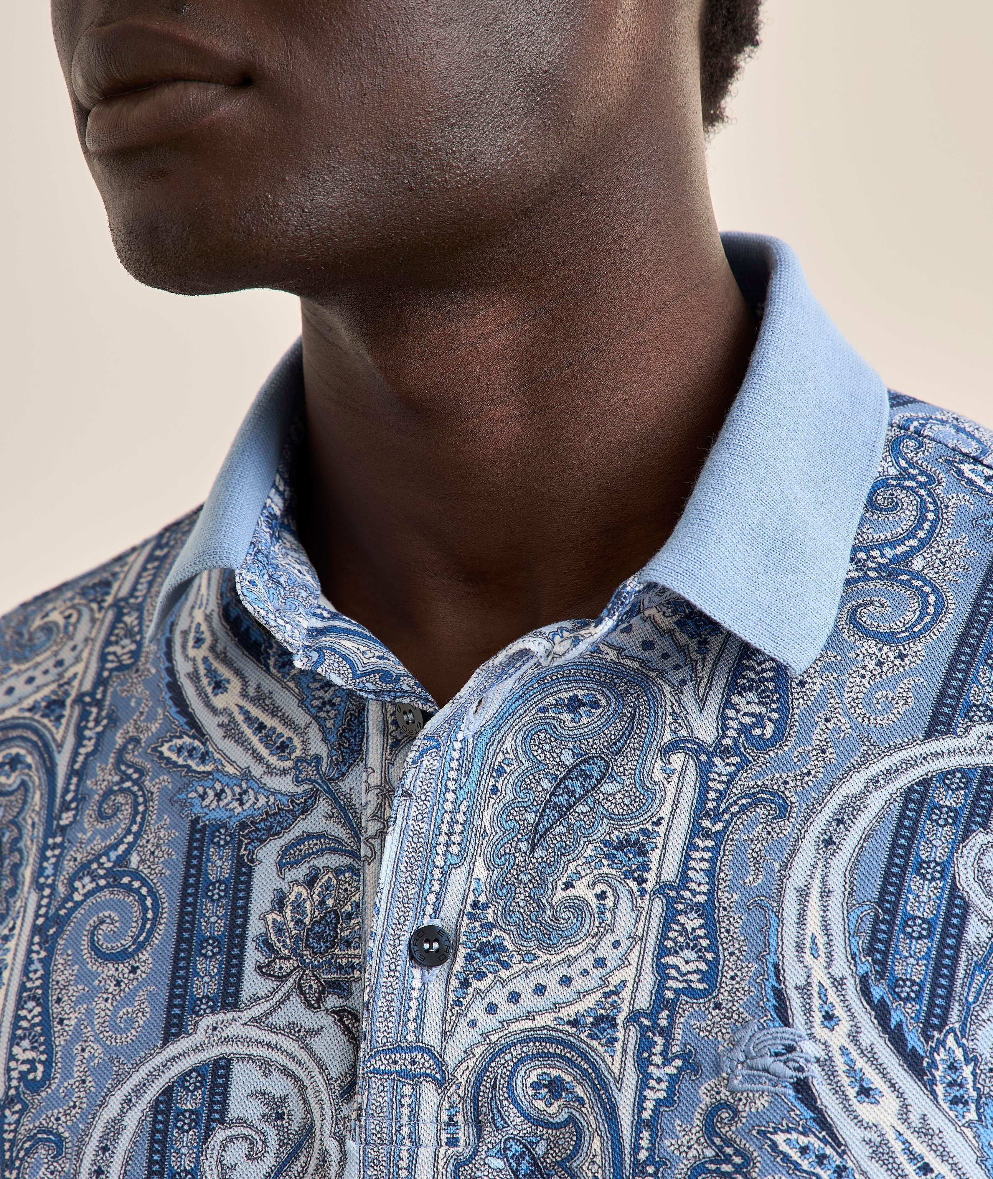 Polo coton paisley image 3