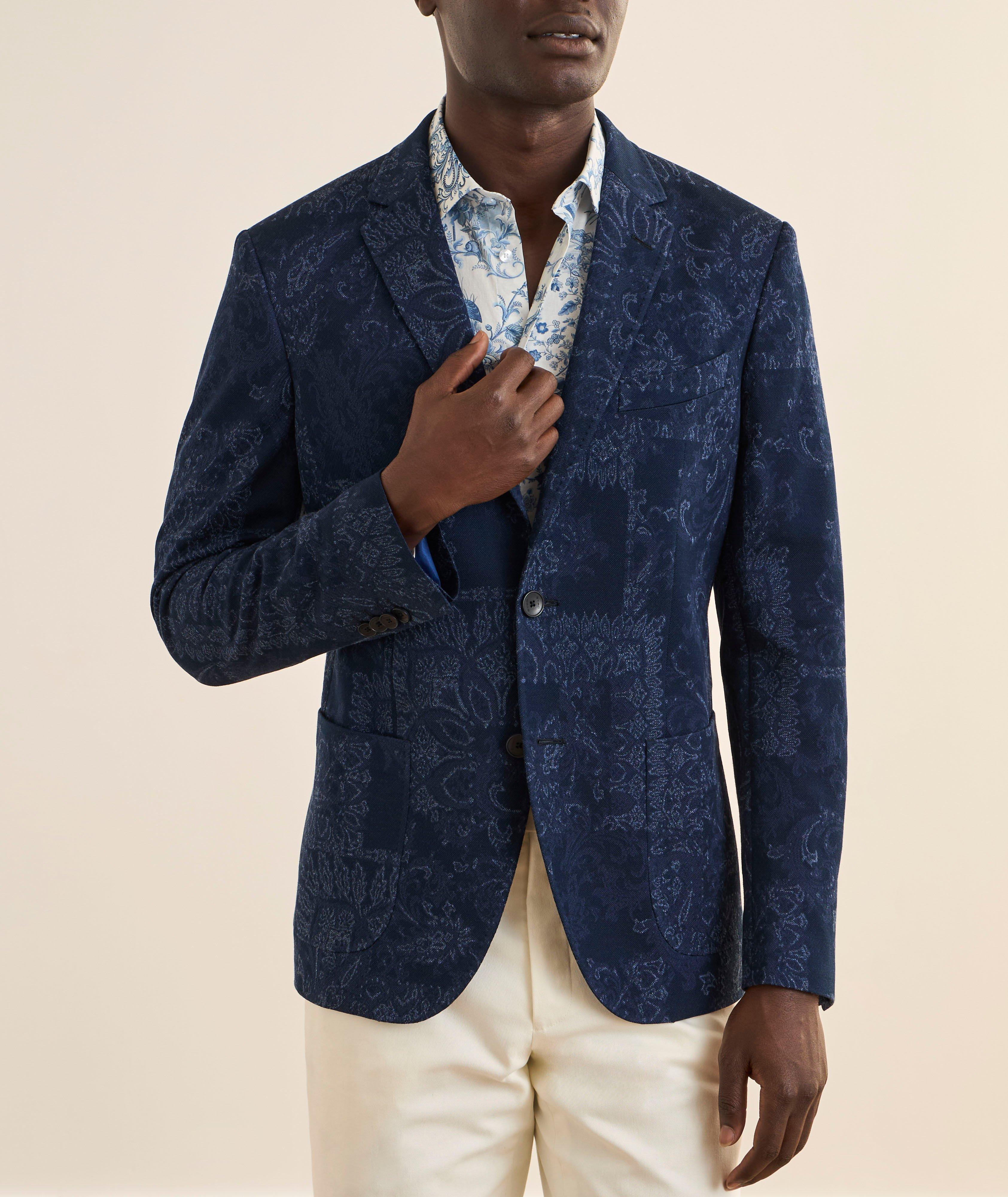 Patchwork Cotton Sport Jacket image 1