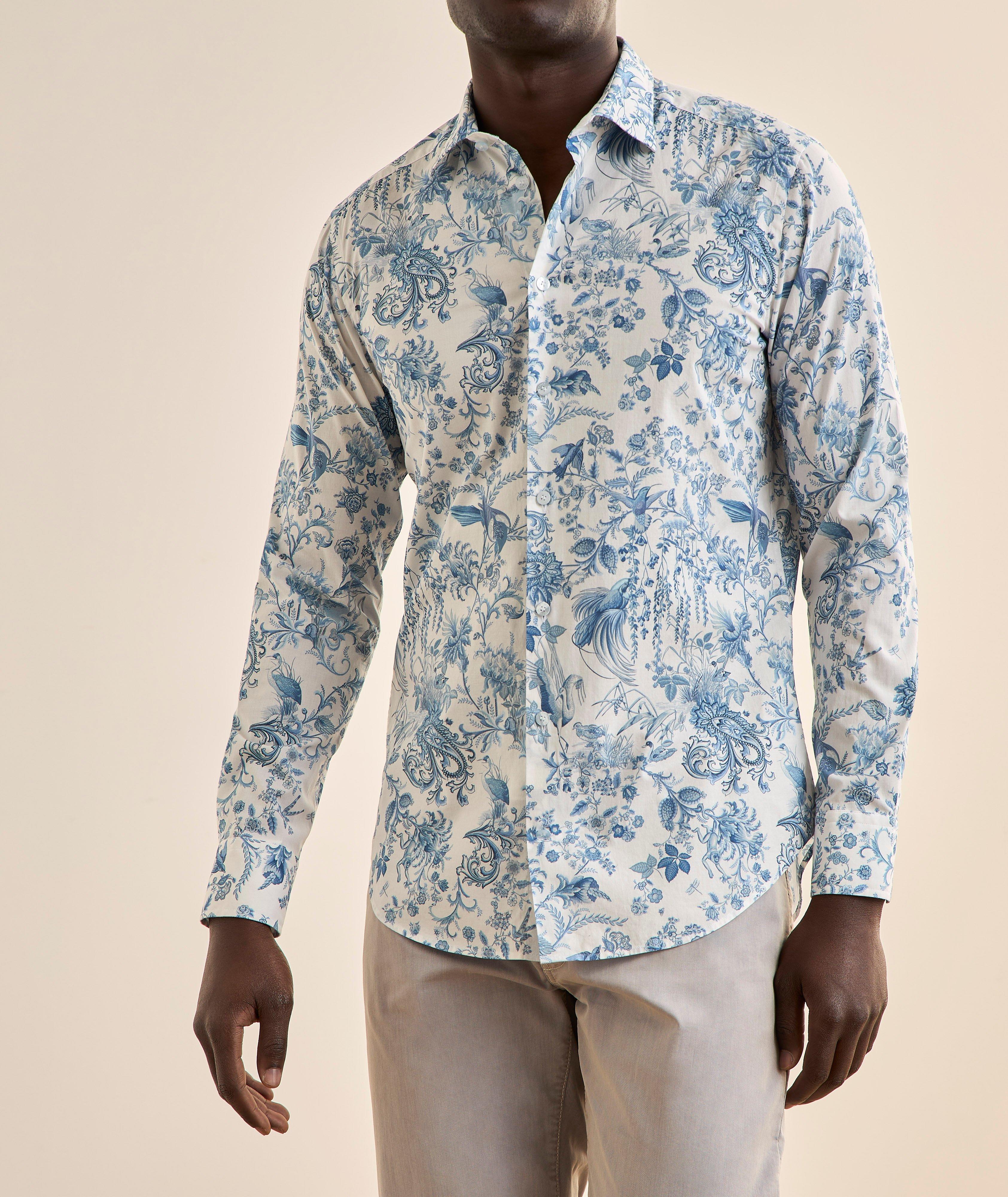 ETRO LS LTB LU FLRL BIRD SHRT image 1