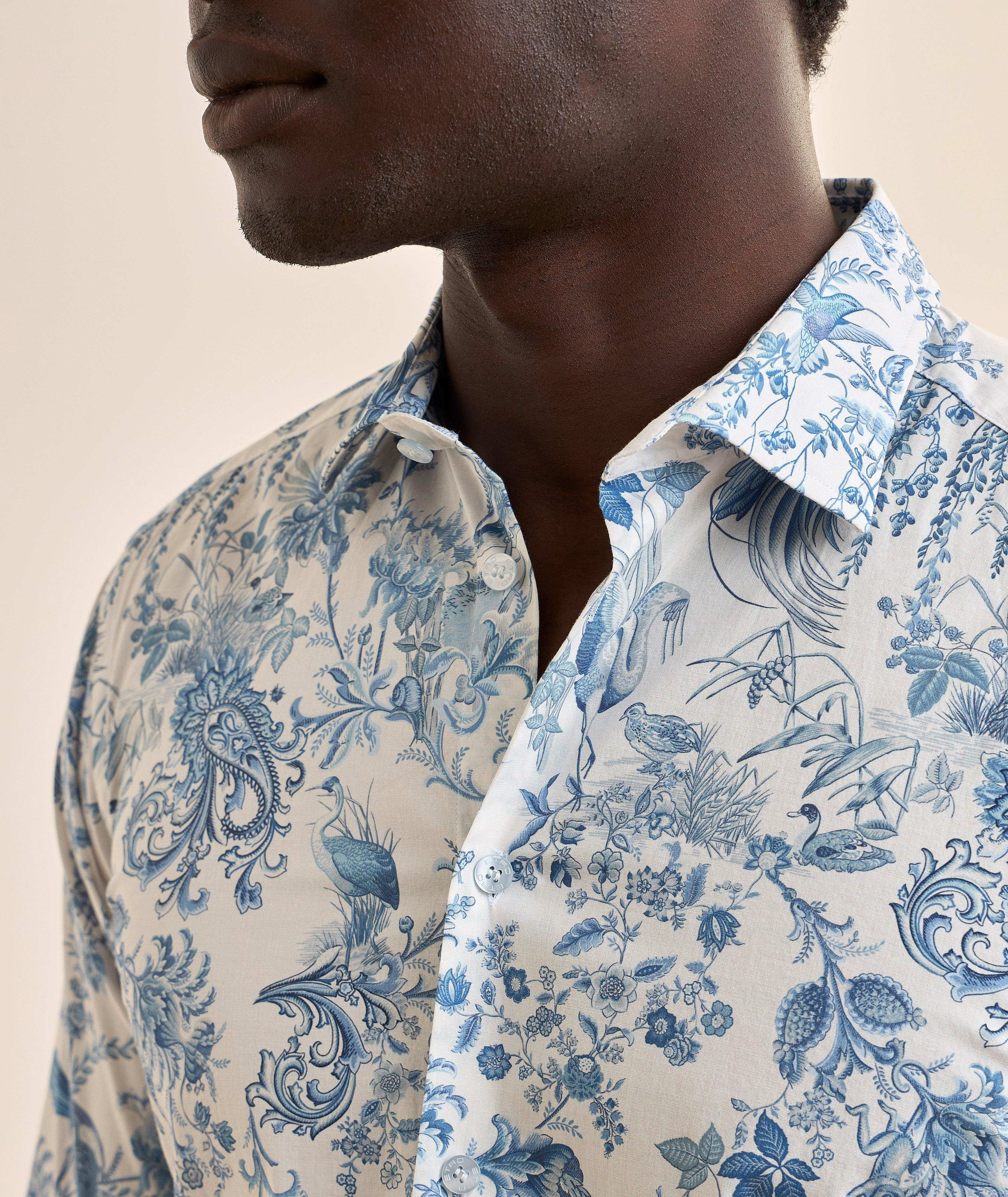 ETRO LS LTB LU FLRL BIRD SHRT image 3