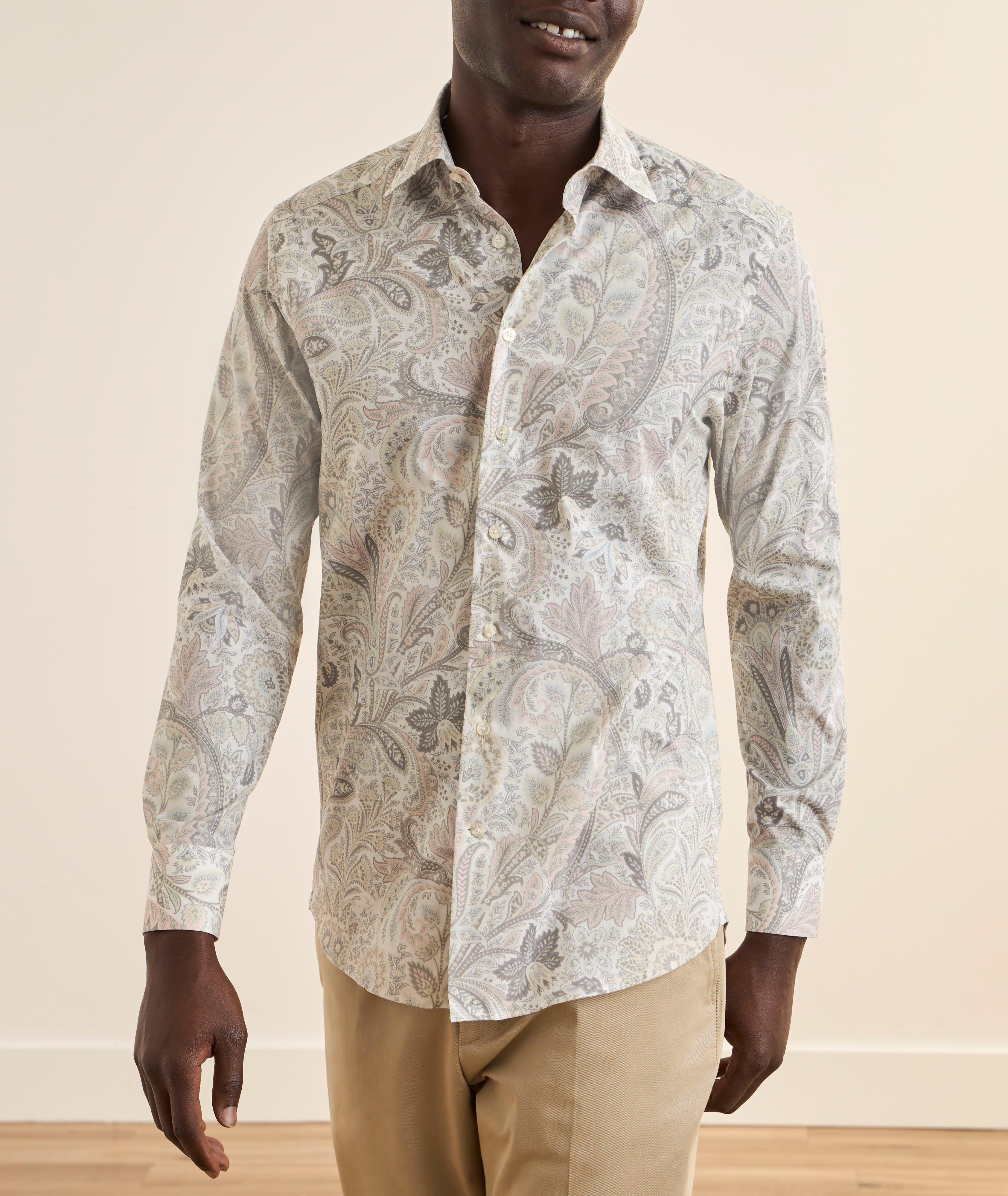 Paisley Stretch-Cotton Shirt  image 1