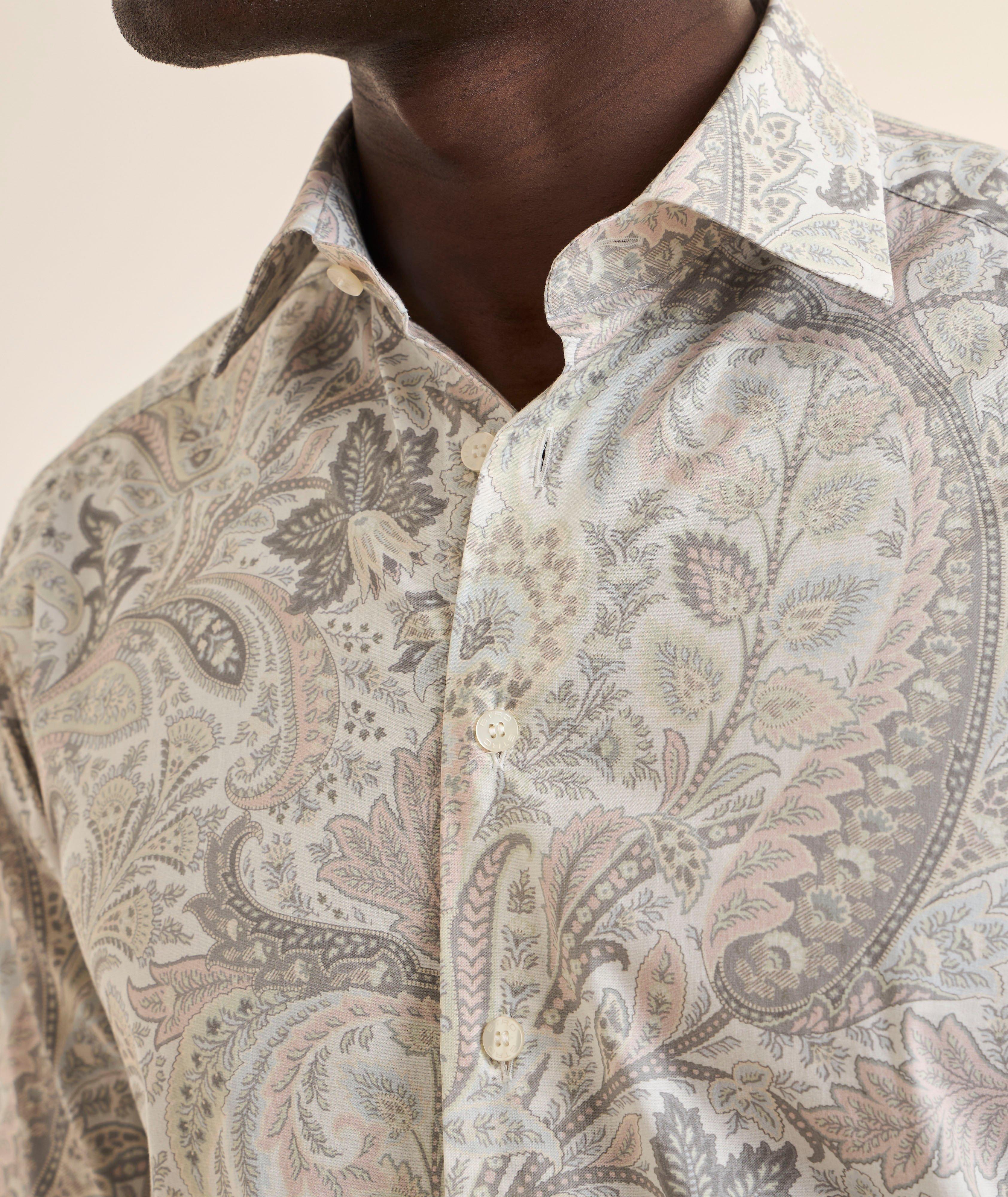 Paisley Stretch-Cotton Shirt  image 3
