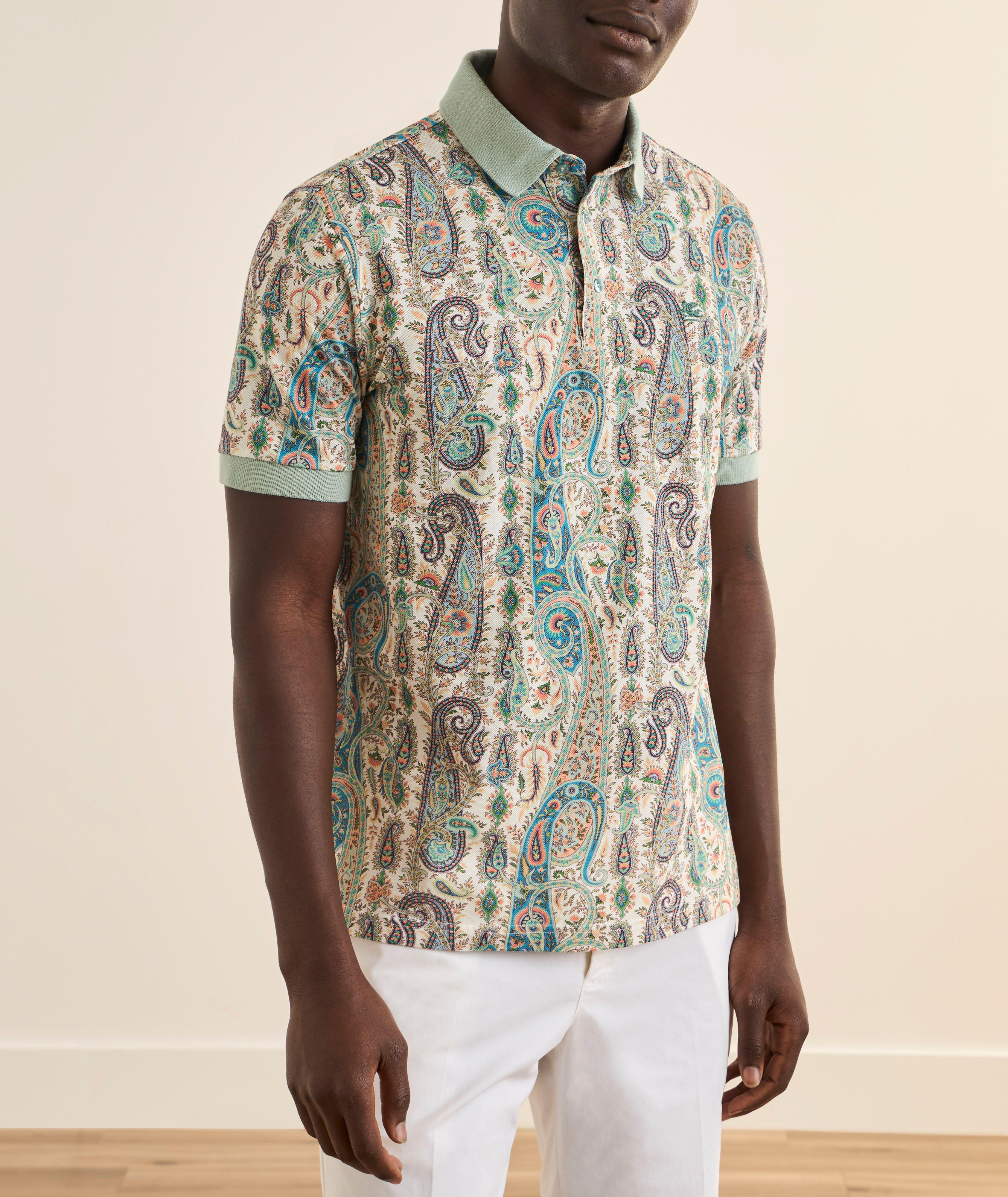 Paisley Cotton Polo  image 1