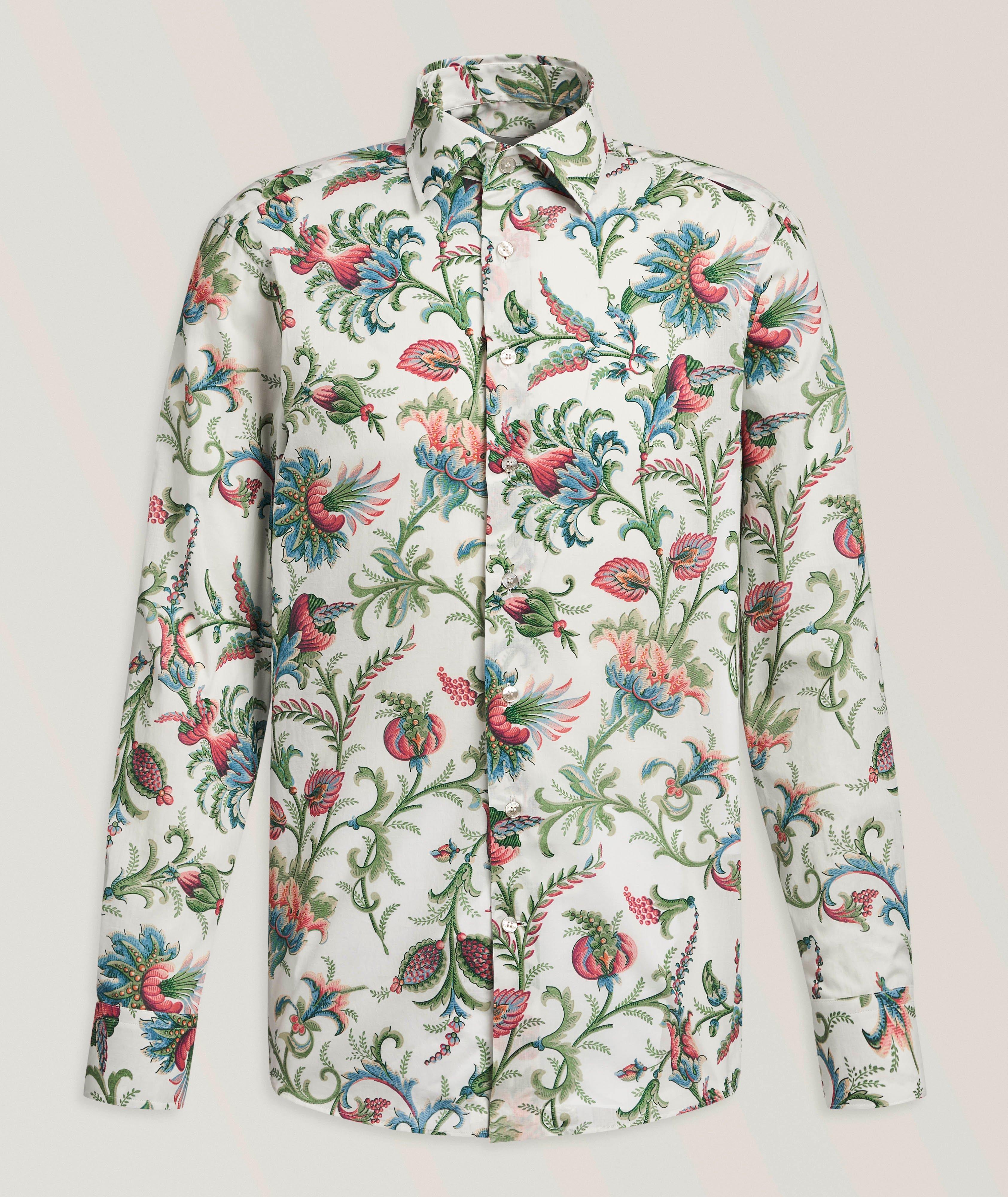 Chemise coton floral image 0
