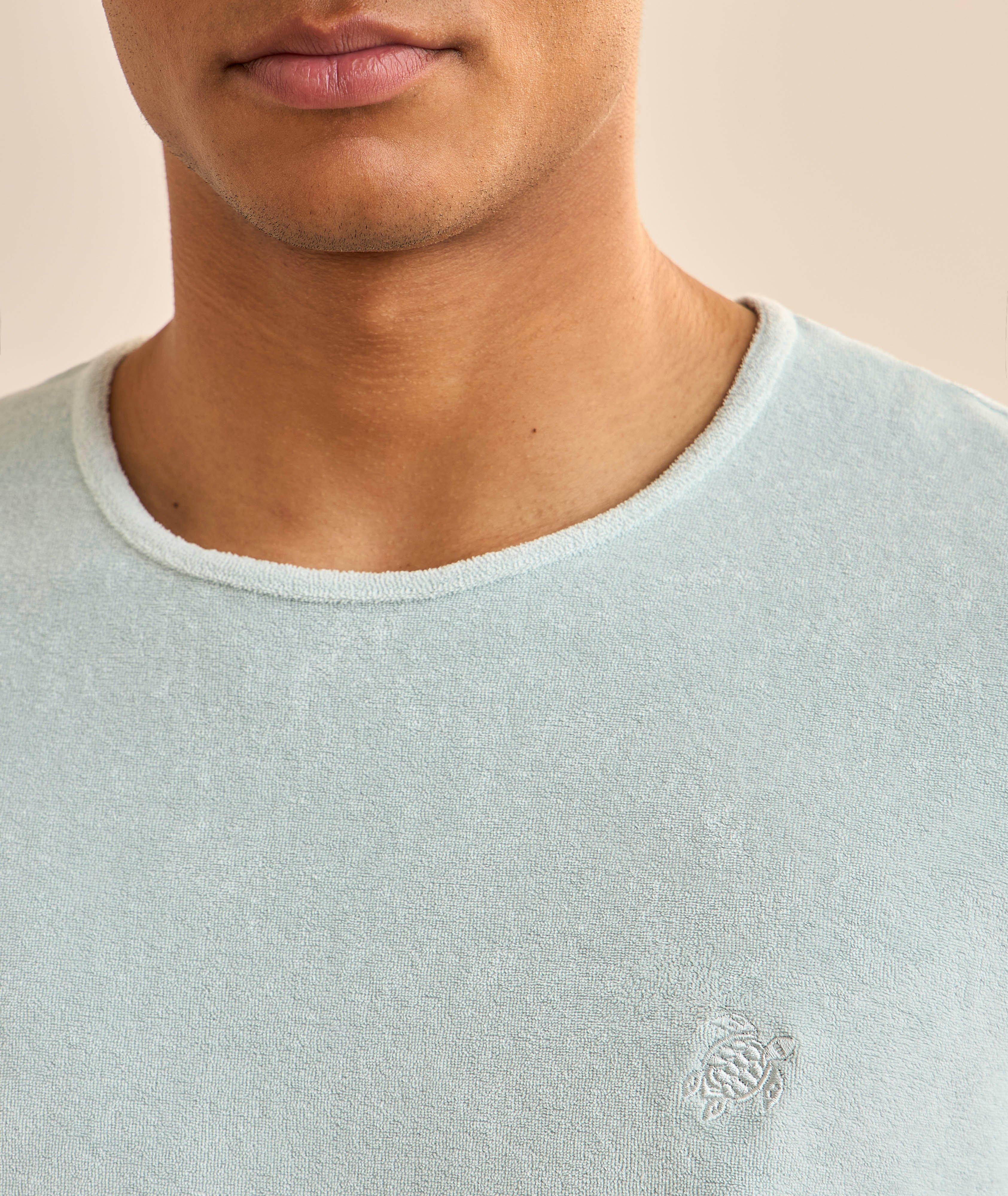 Terry Cotton Crewneck T-Shirt image 3