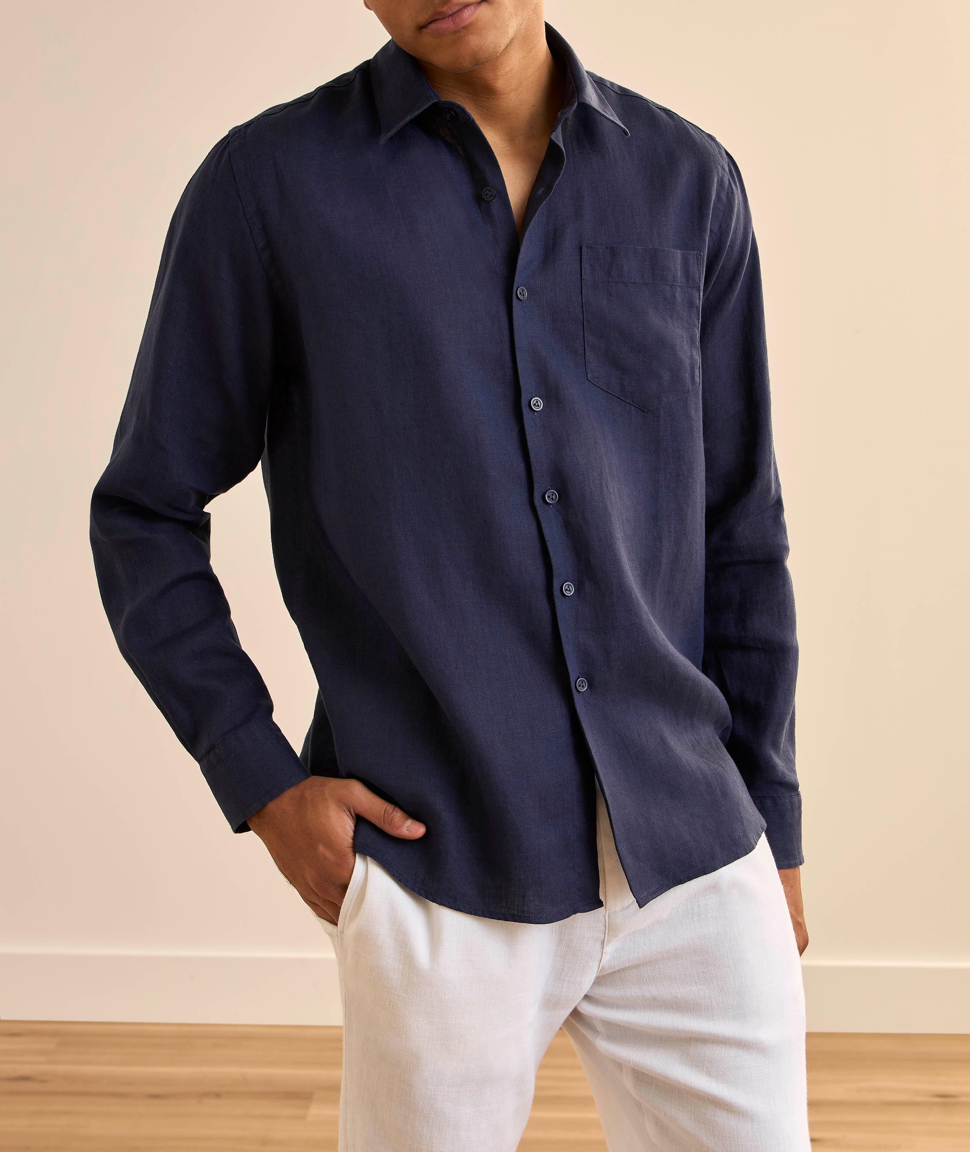 Solid Linen Shirt image 1