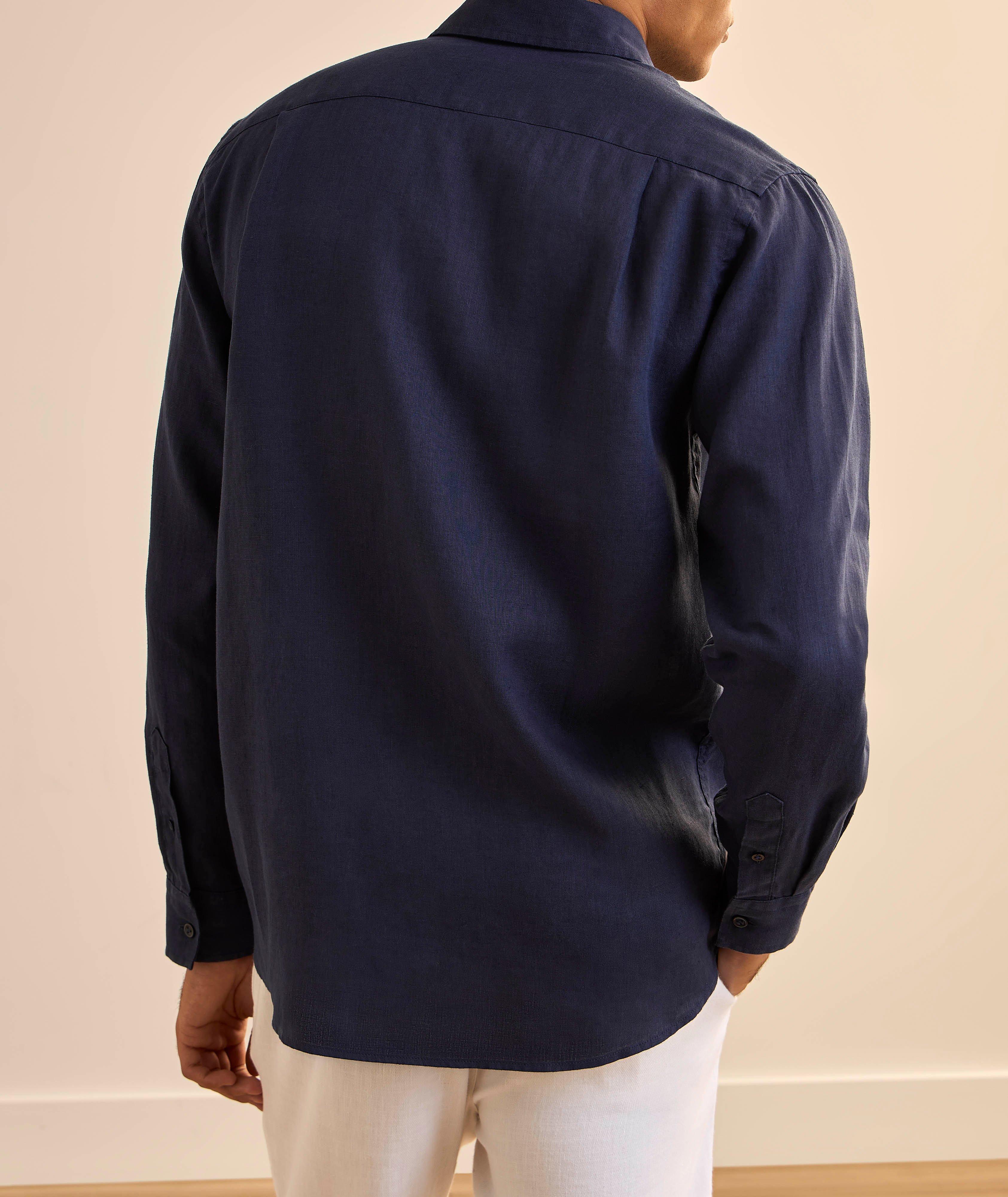 Solid Linen Shirt image 2