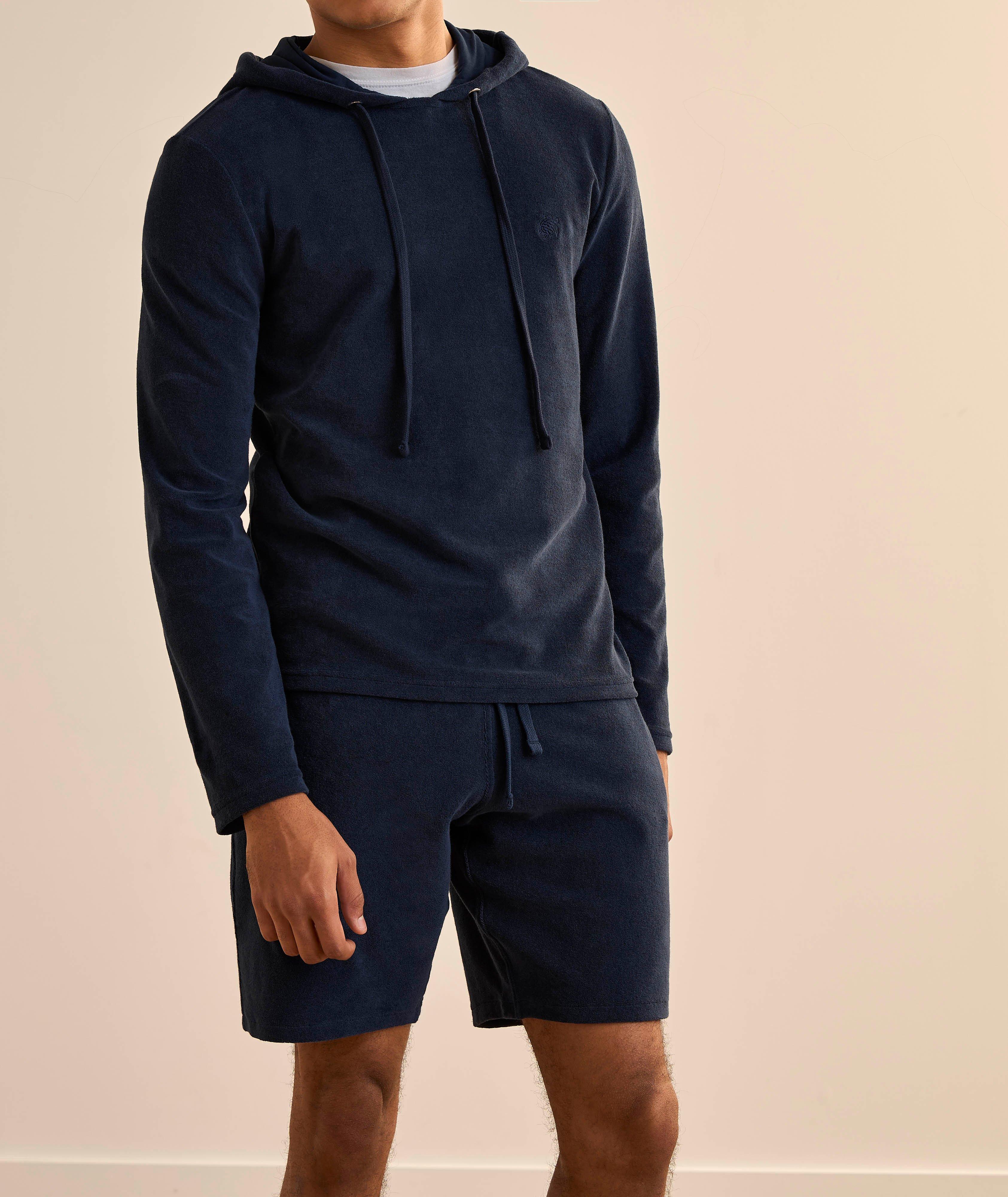 Terry Cotton Hooded Sweater  image 1