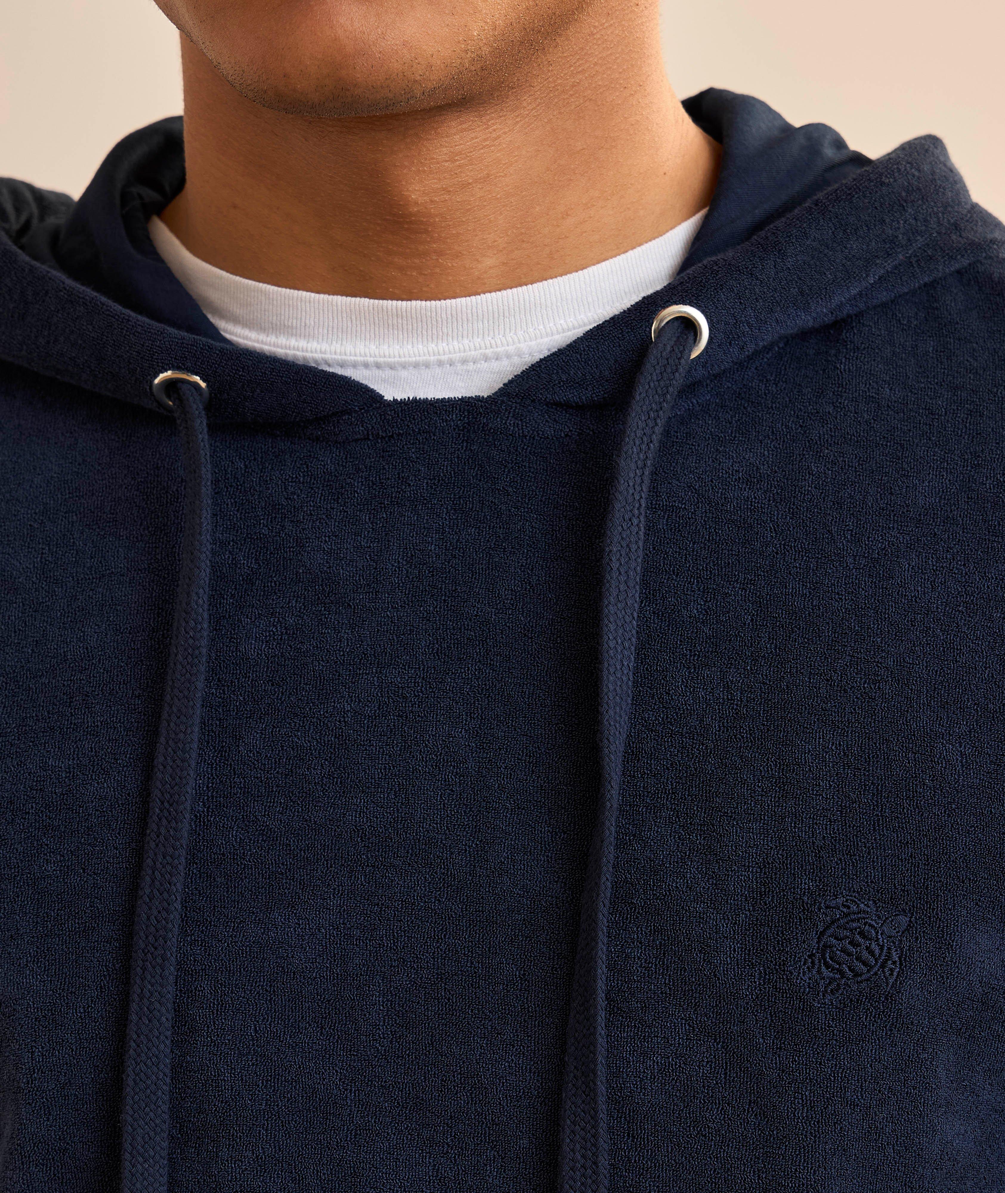 Terry Cotton Hooded Sweater  image 3