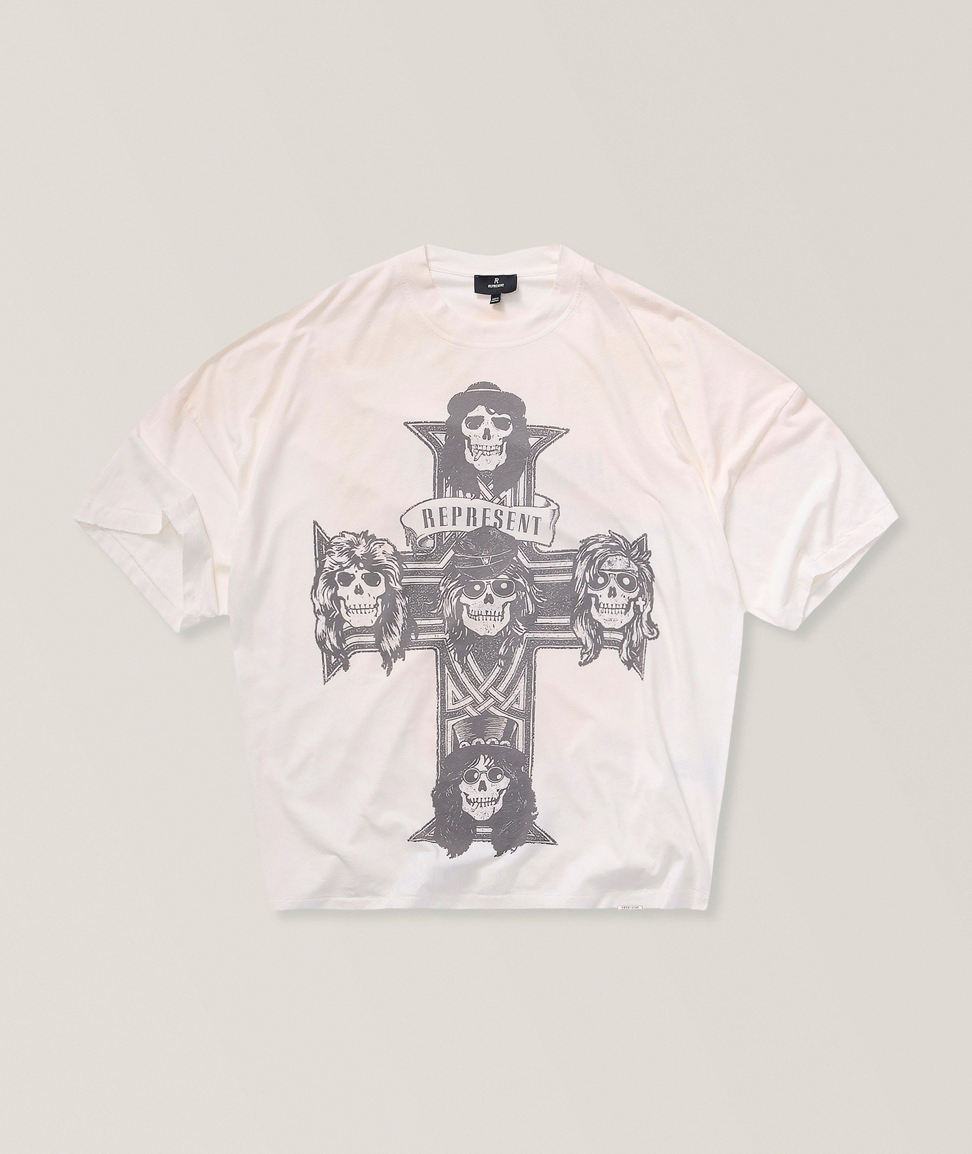 X Guns N' Roses Cross T-Shirt image 0