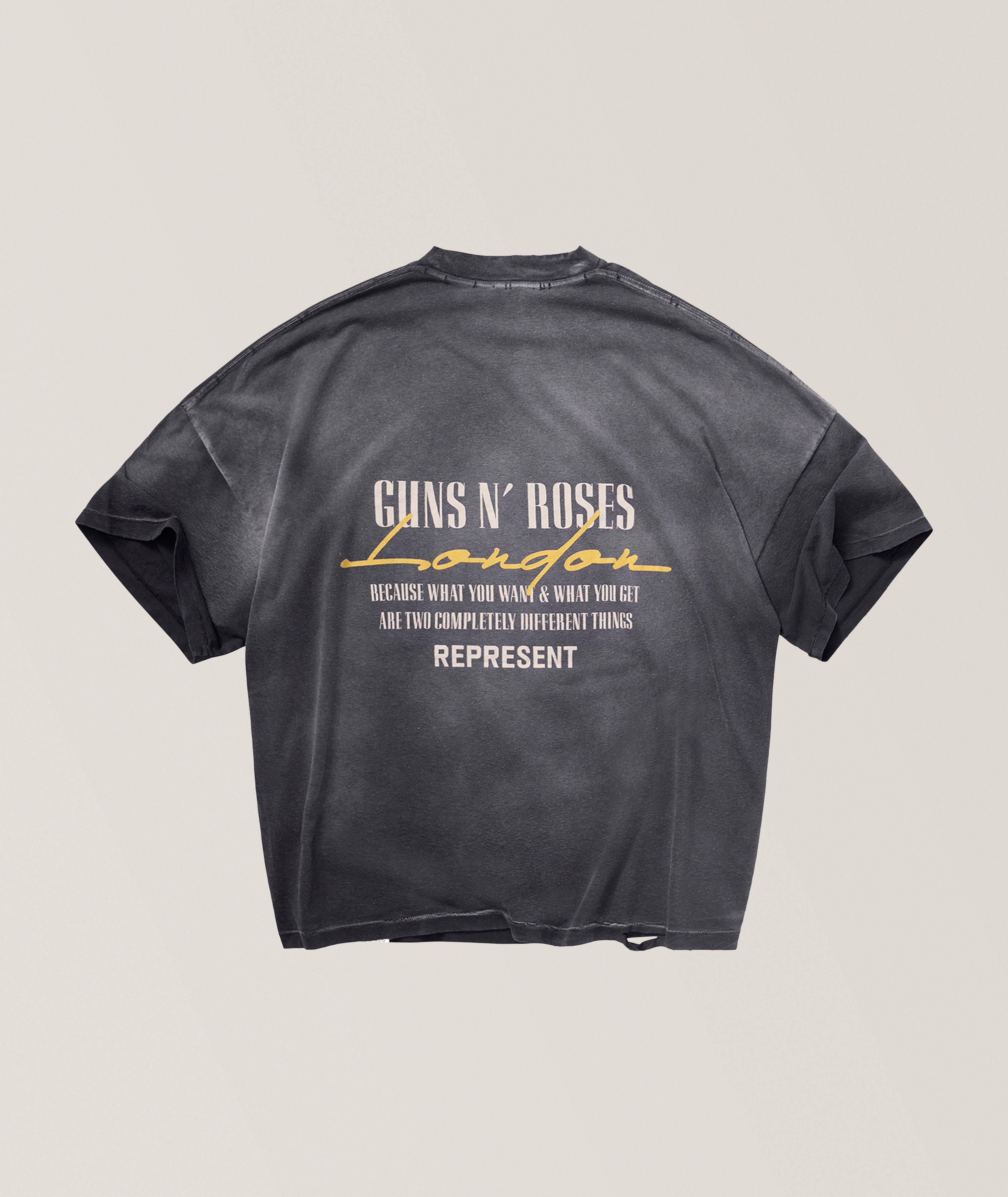 X Guns N' Roses Cross T-Shirt image 1