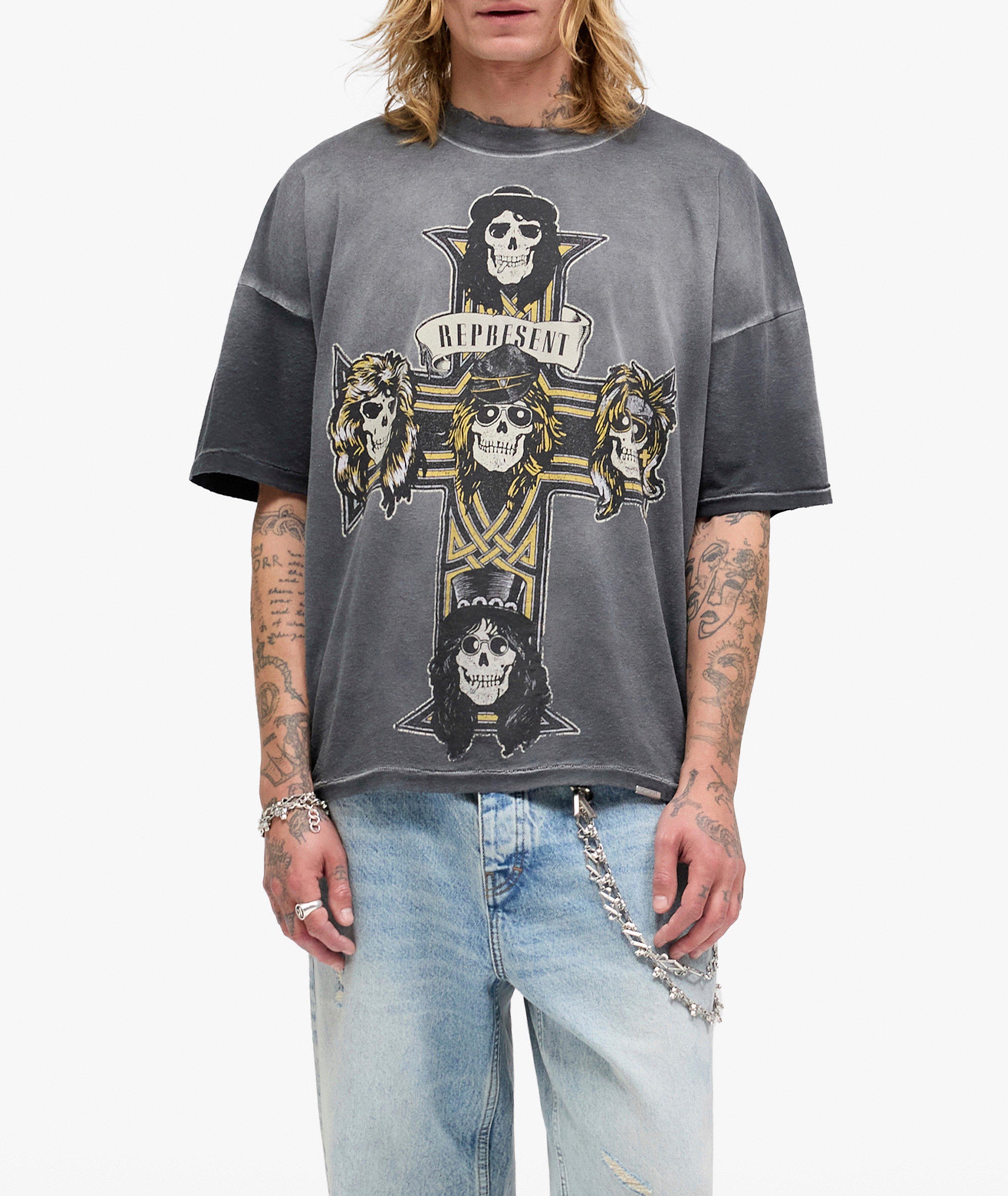 X Guns N' Roses Cross T-Shirt image 2
