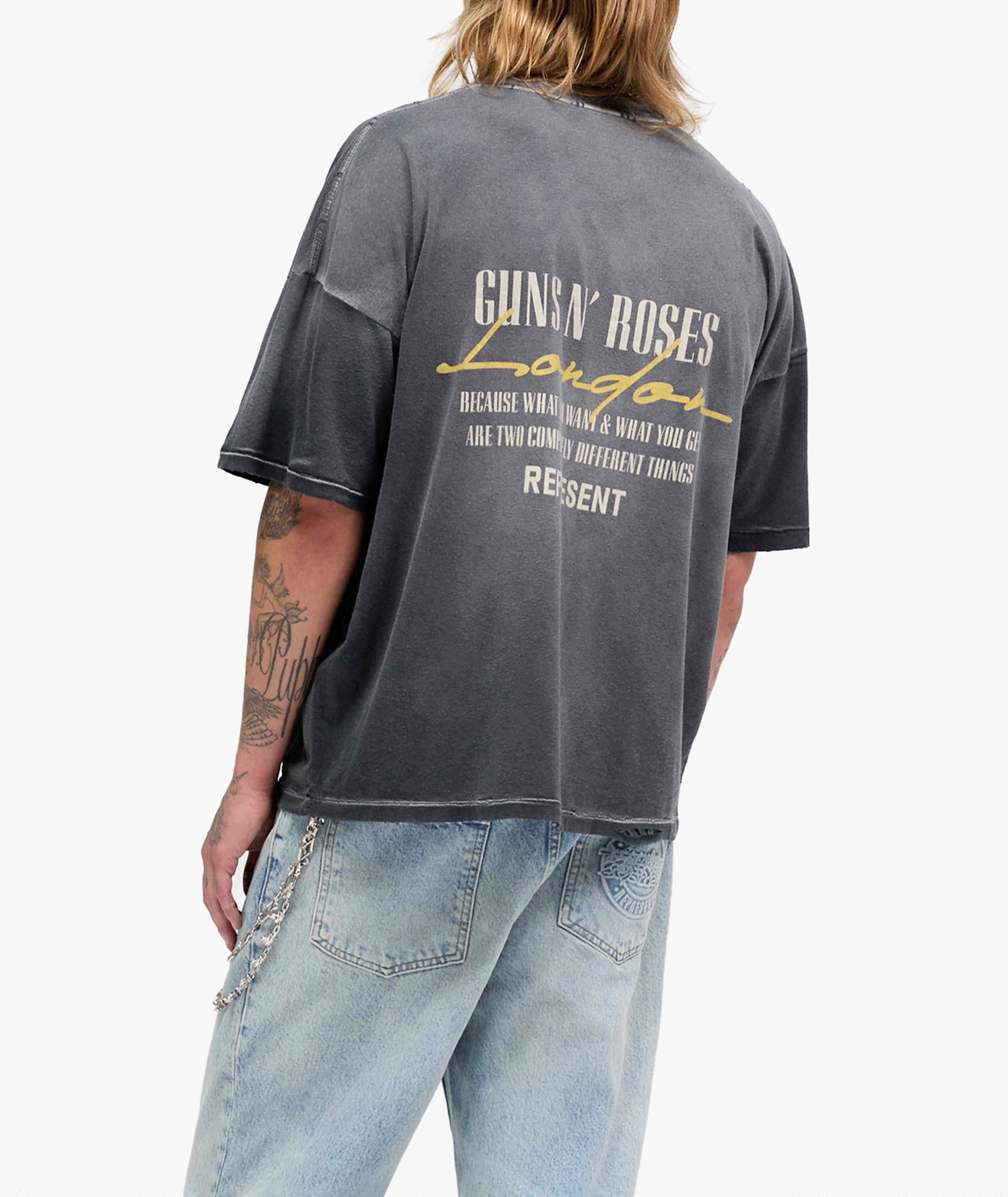 X Guns N' Roses Cross T-Shirt image 3