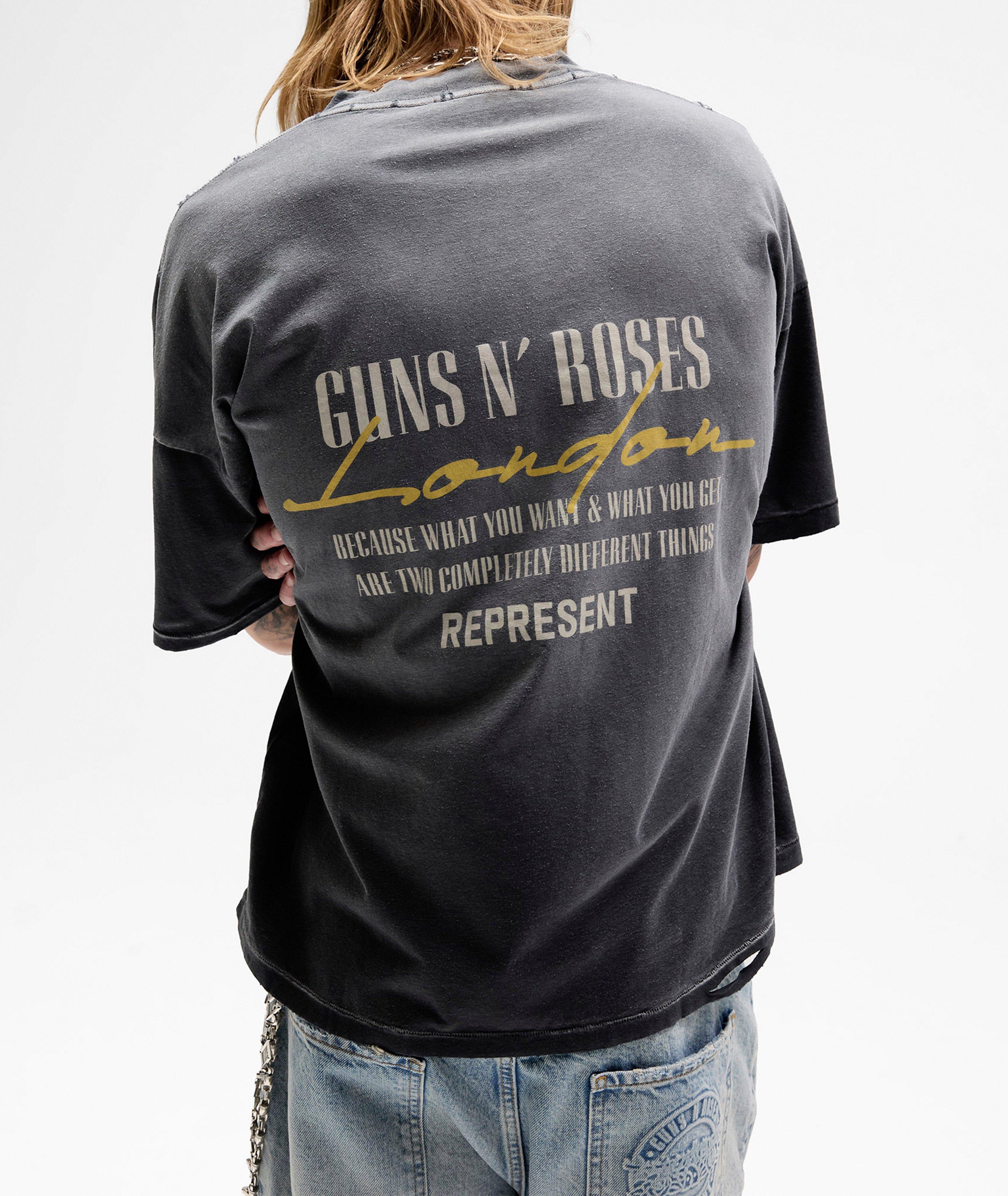 X Guns N' Roses Cross T-Shirt image 5