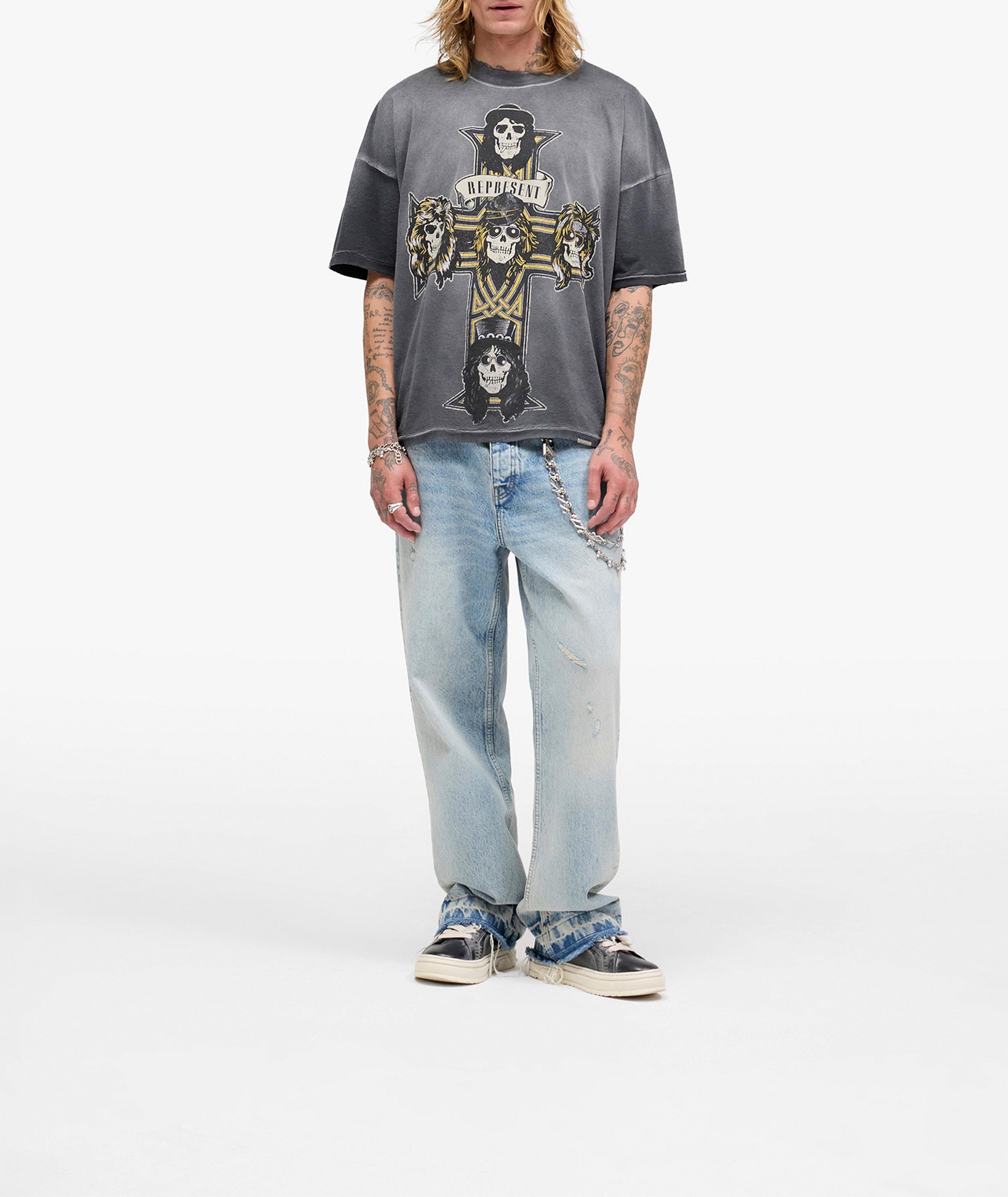 X Guns N' Roses Cross T-Shirt image 6