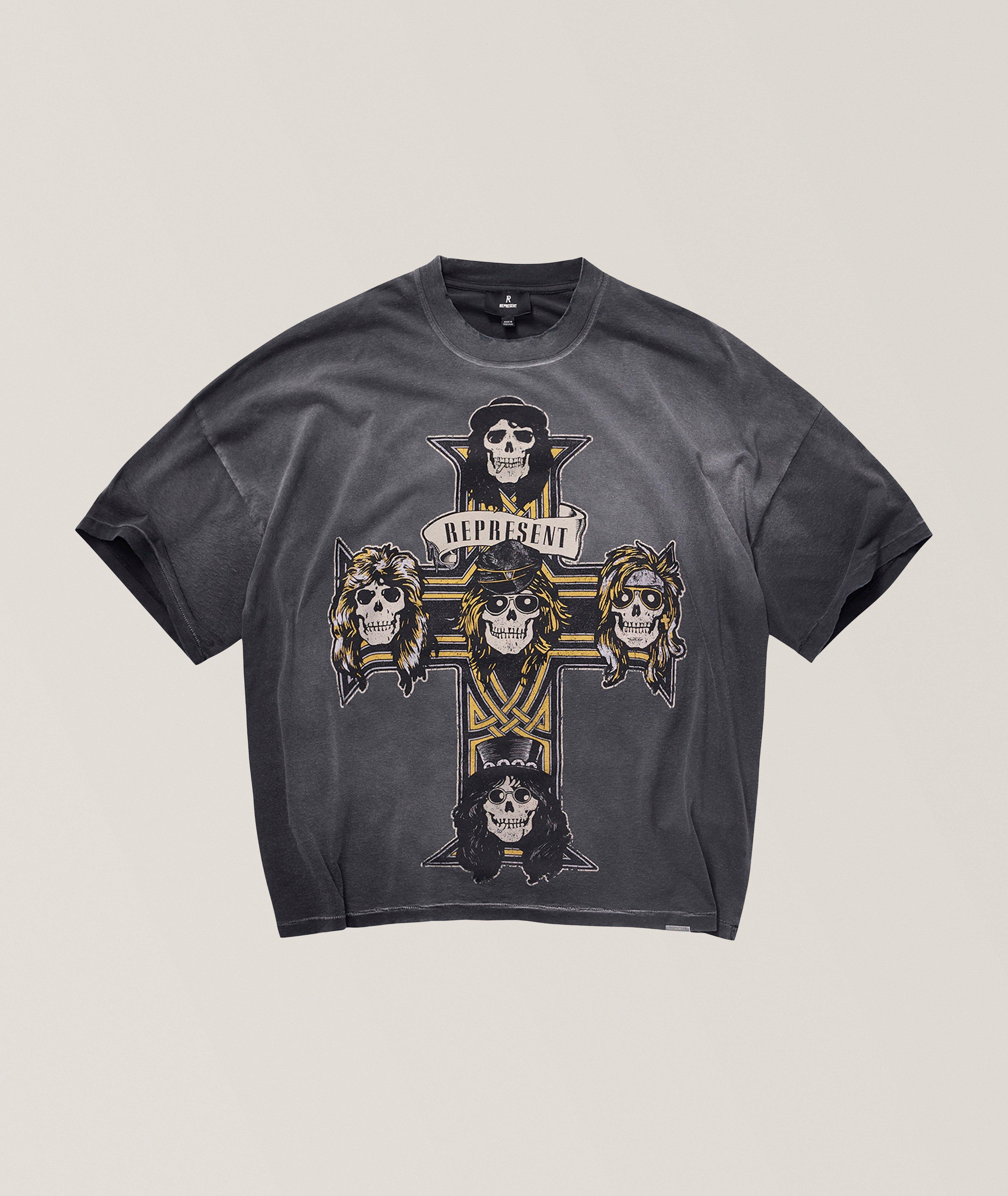 X Guns N' Roses Cross T-Shirt image 0