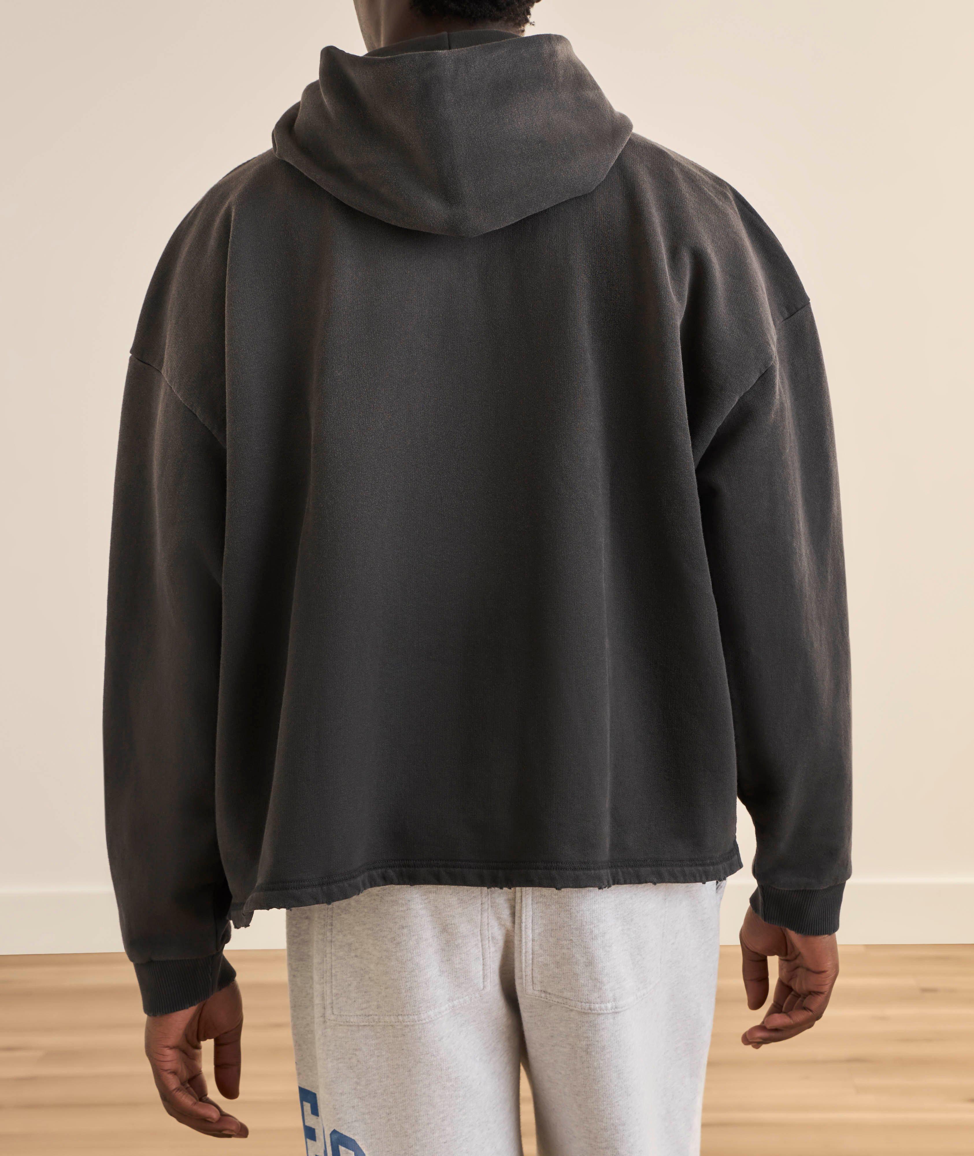 Sweatshirt à capuche coton embellie image 2