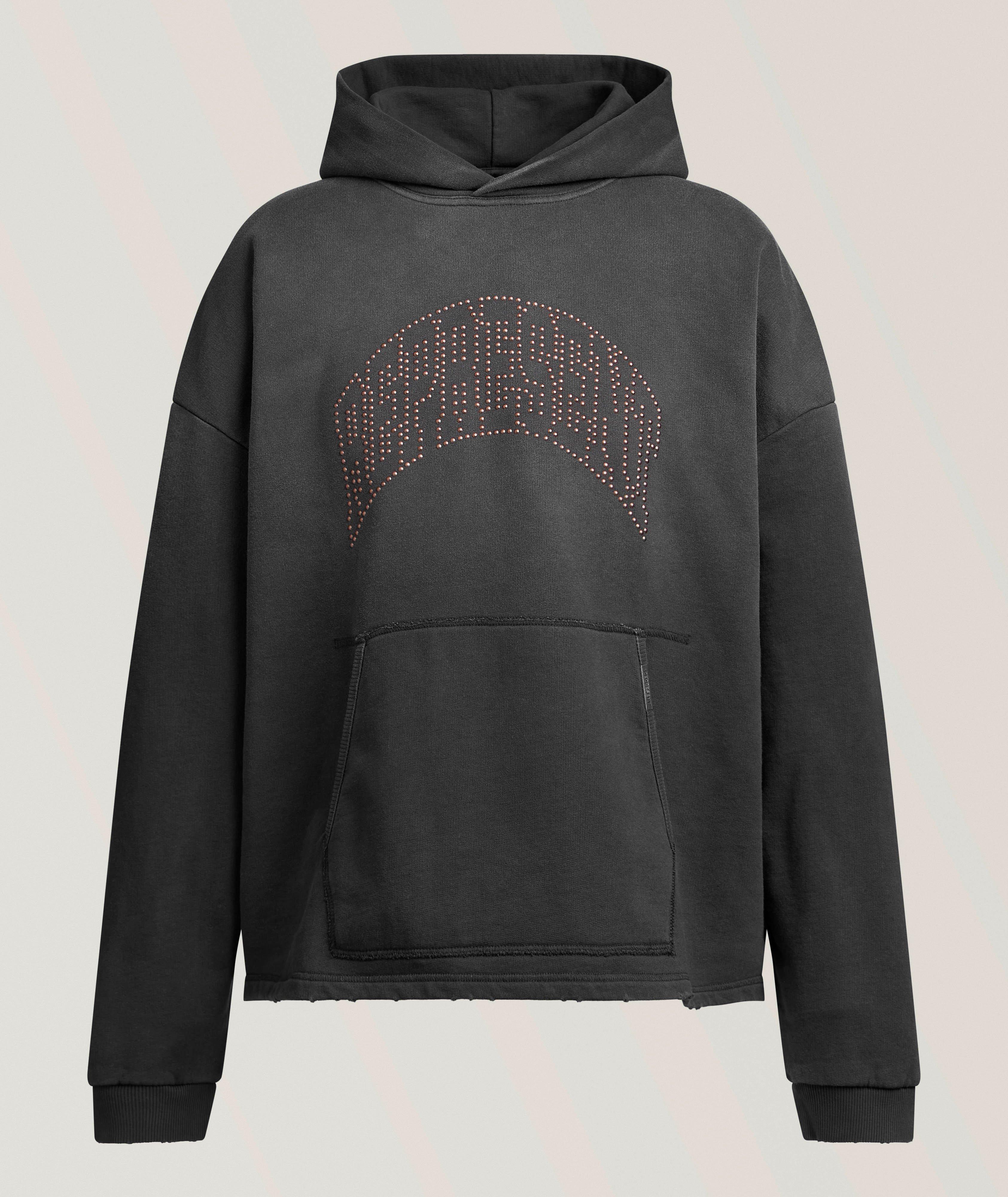 Embellished Cotton Hooded Sweatshirt image 0