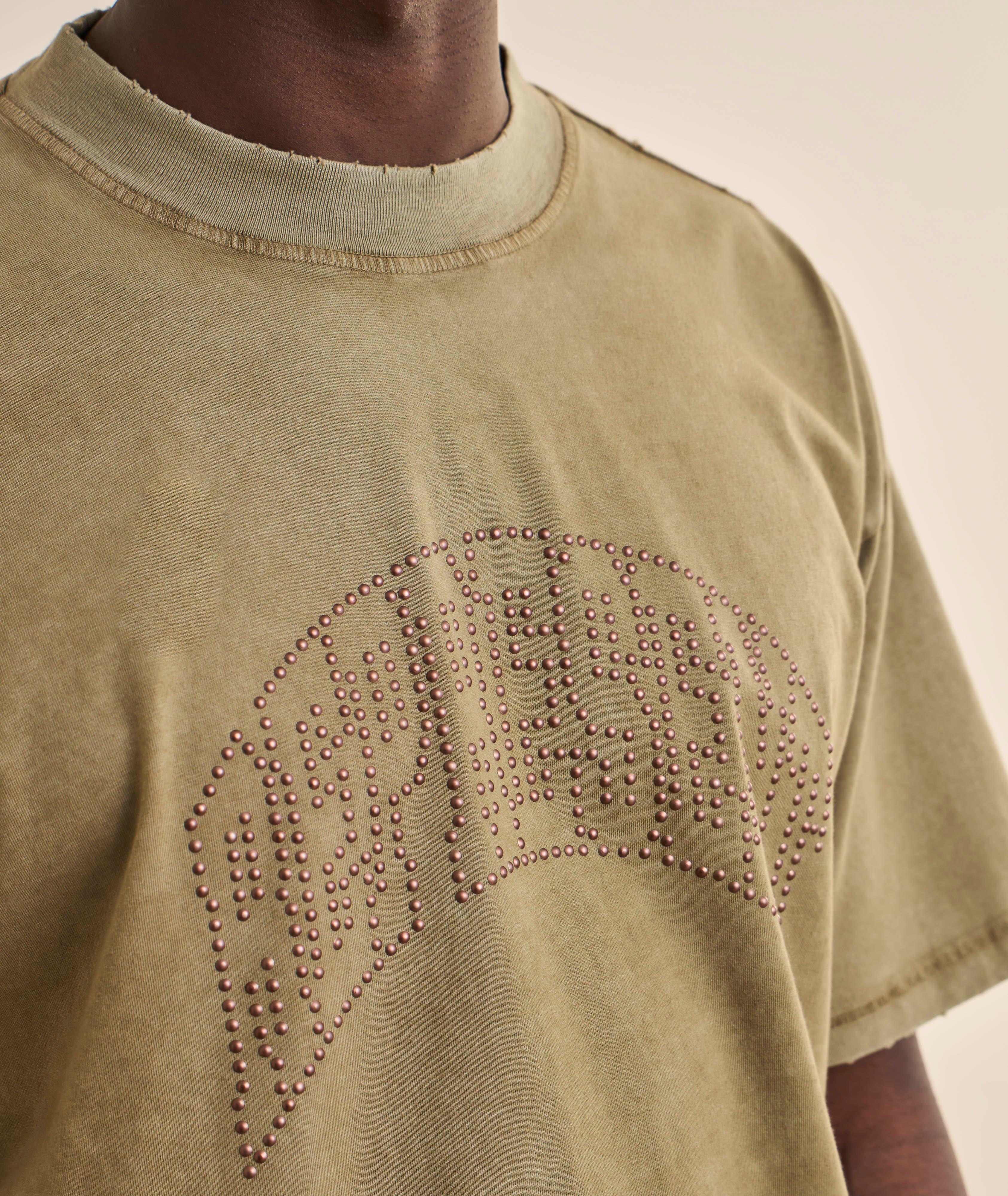 T-shirt coton embellie image 3