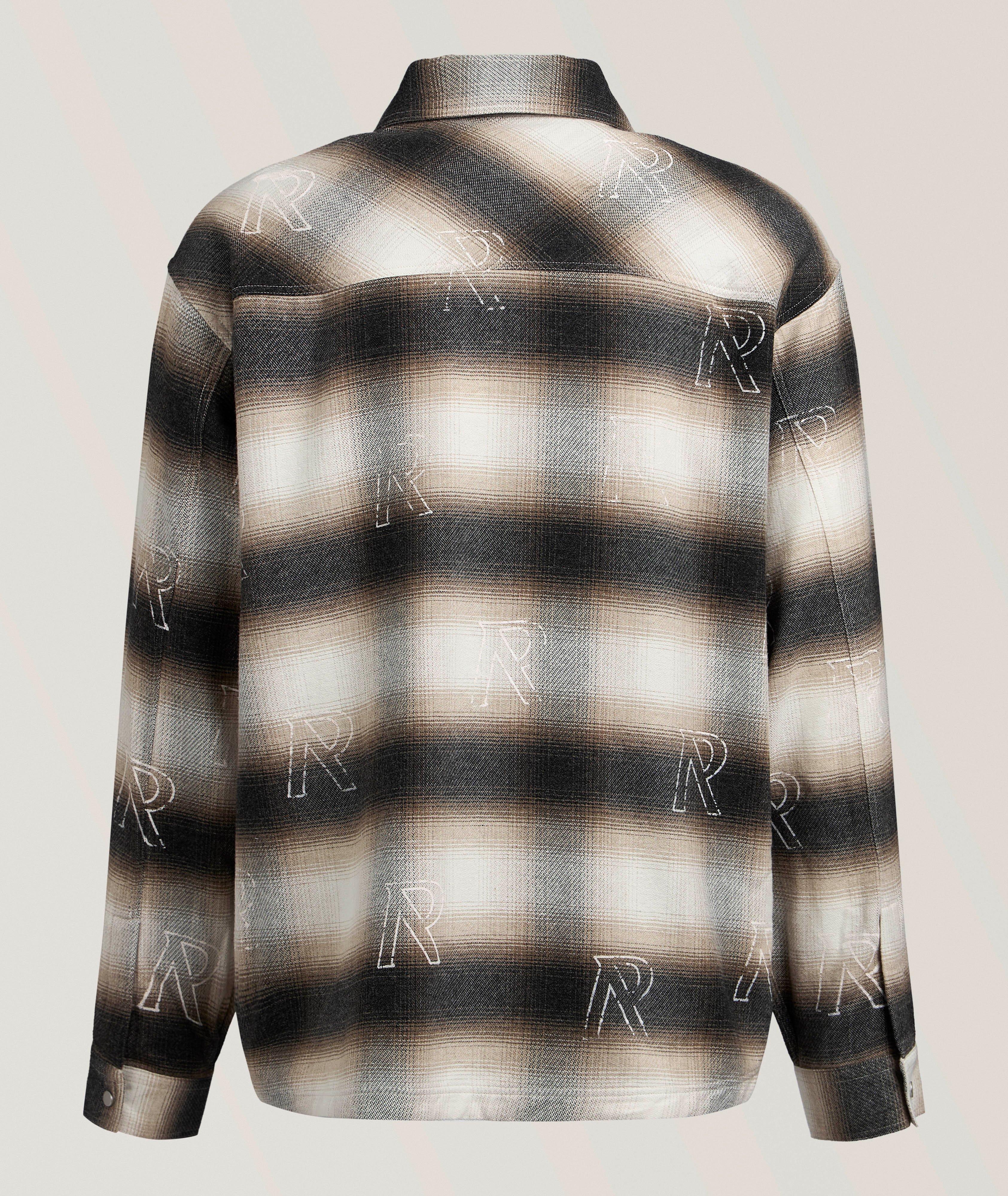 Allover Initial Check Flannel Overshirt image 1