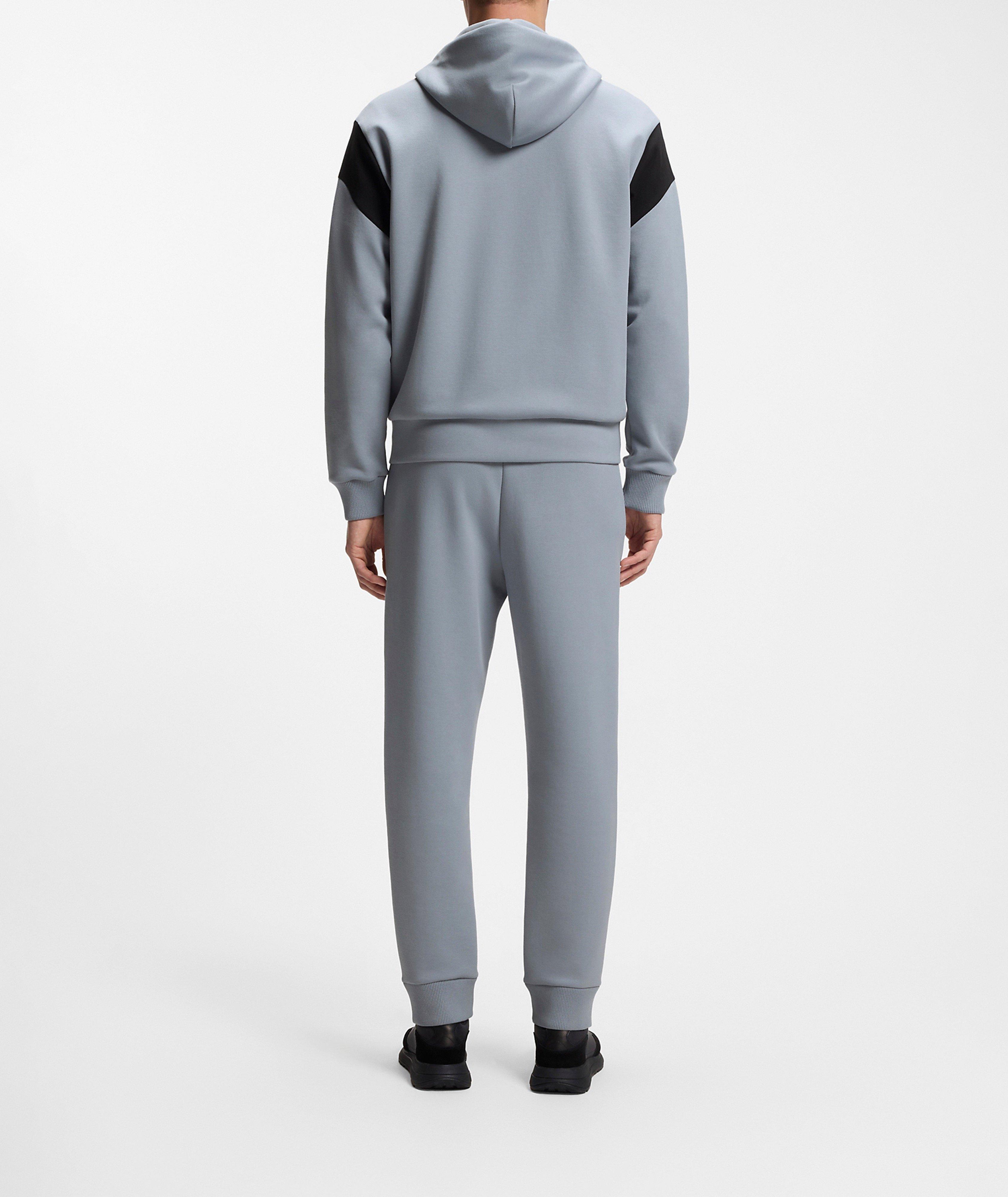 Spacer Piqué Cotton-Blend Hooded Sweater image 1