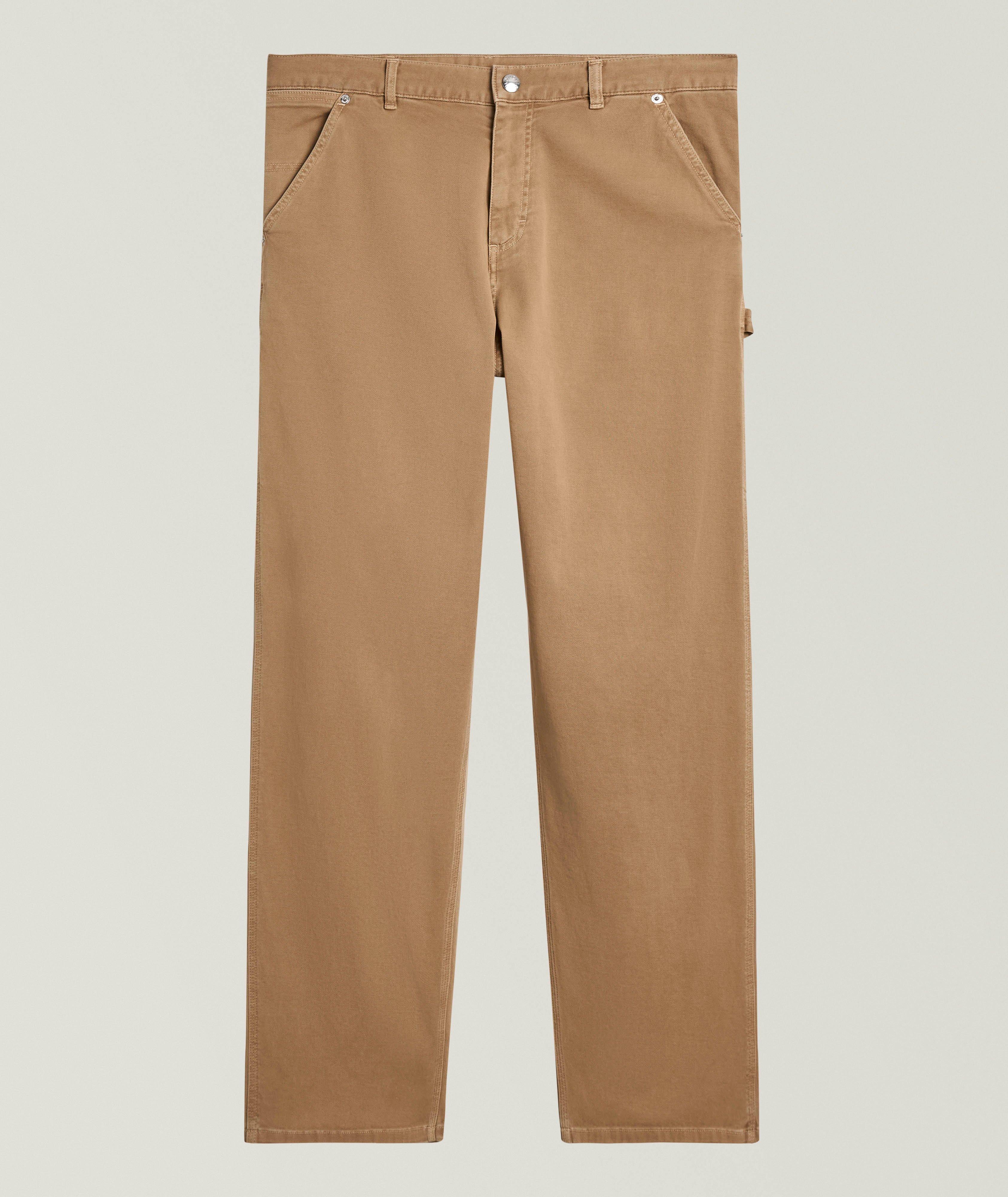 Pantalon cargo coton mélangé gabardine  image 0
