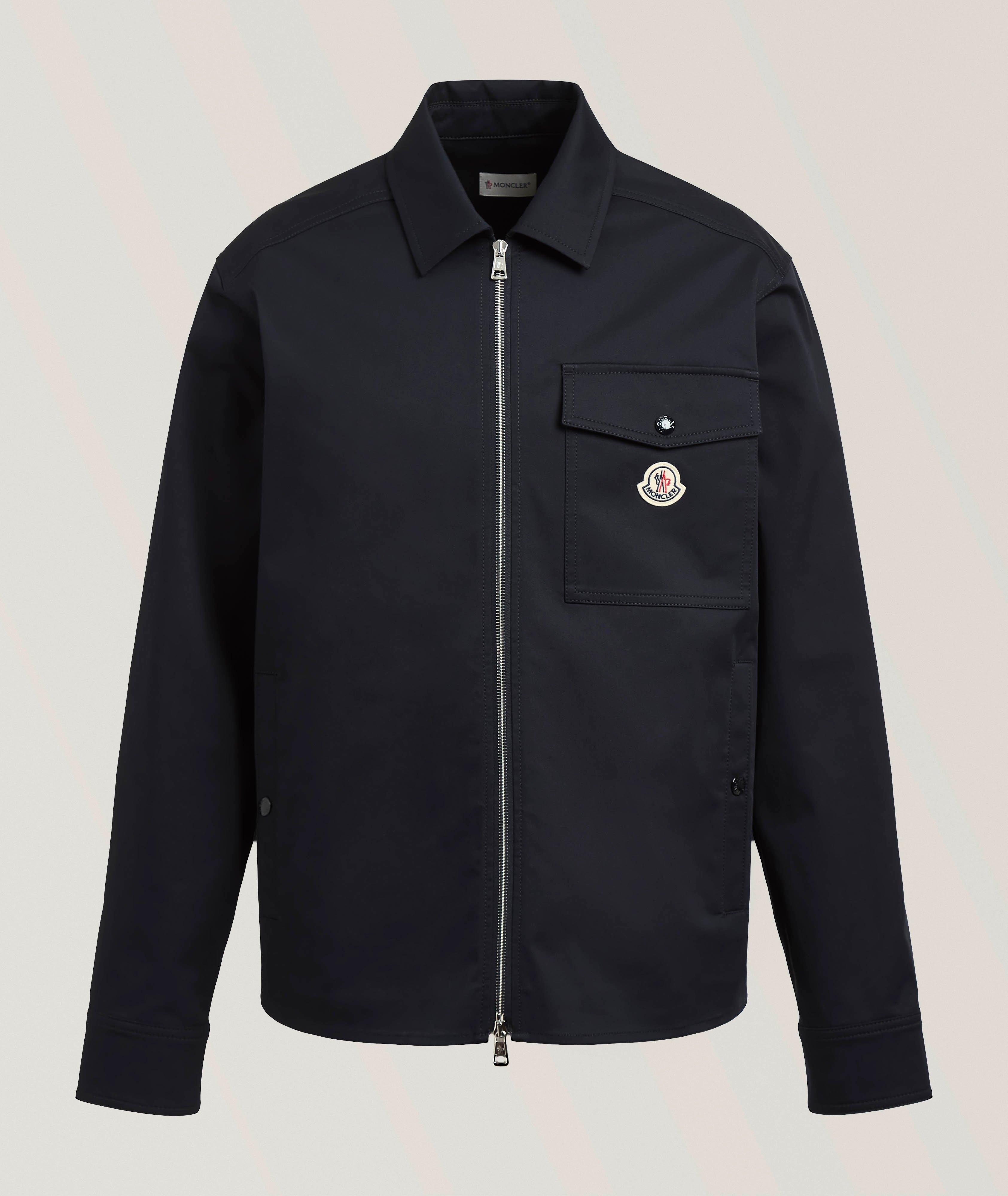 Cotton-Blend Gabardine Shirt Jacket image 0