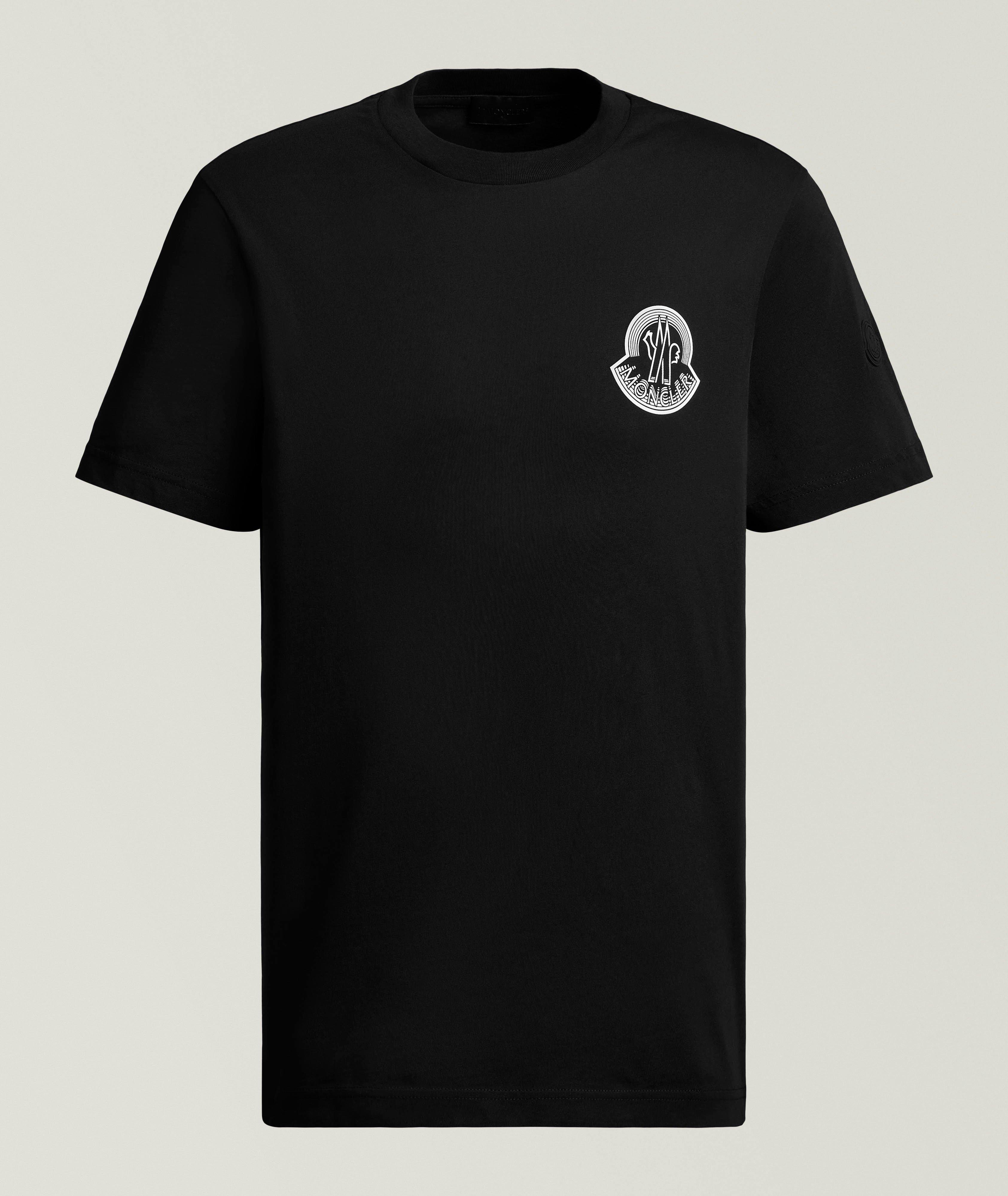 Moncler Bell Logo Cotton Crewneck T-Shirt