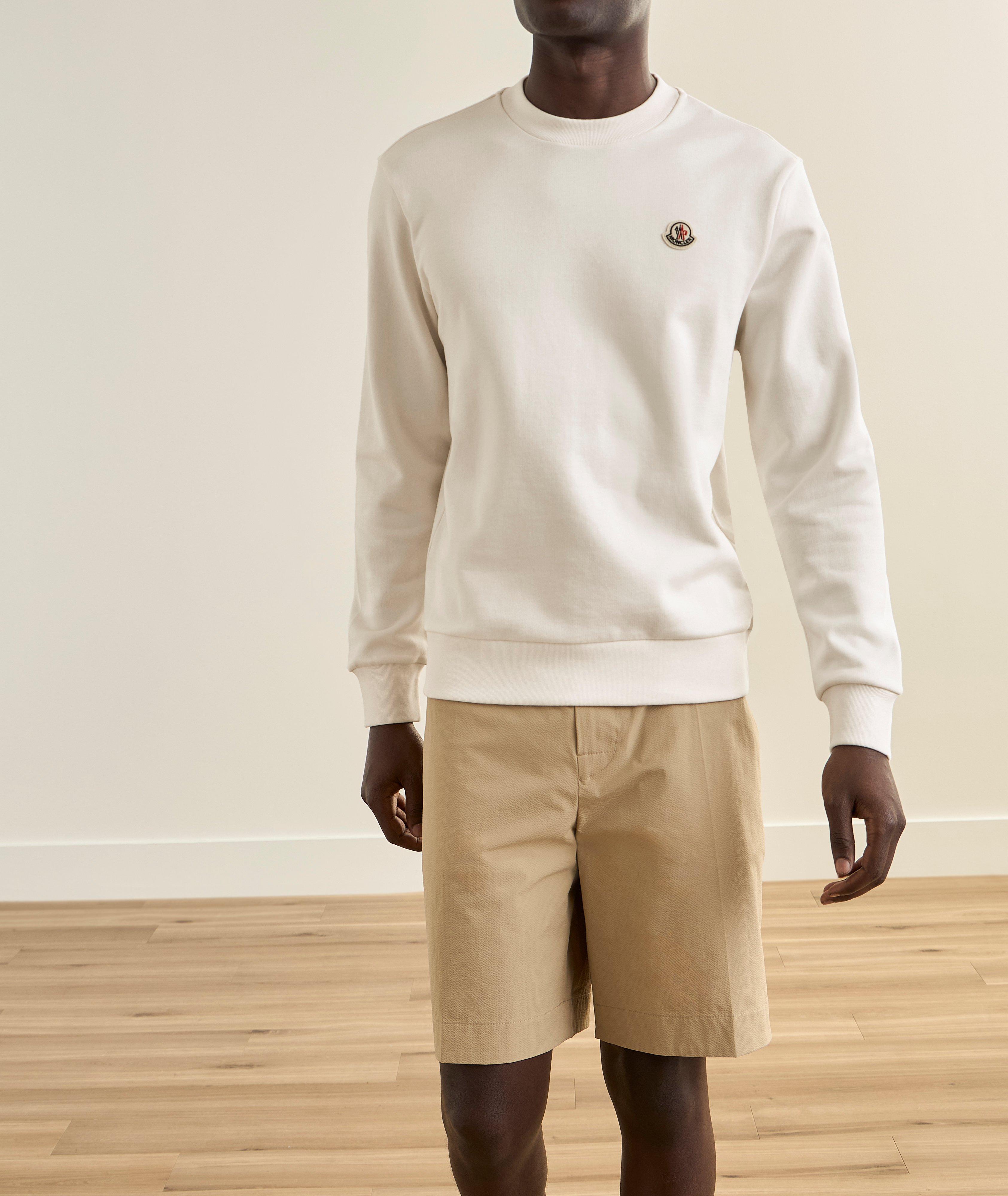 Logo Patch Cotton Sweatshirt image 1