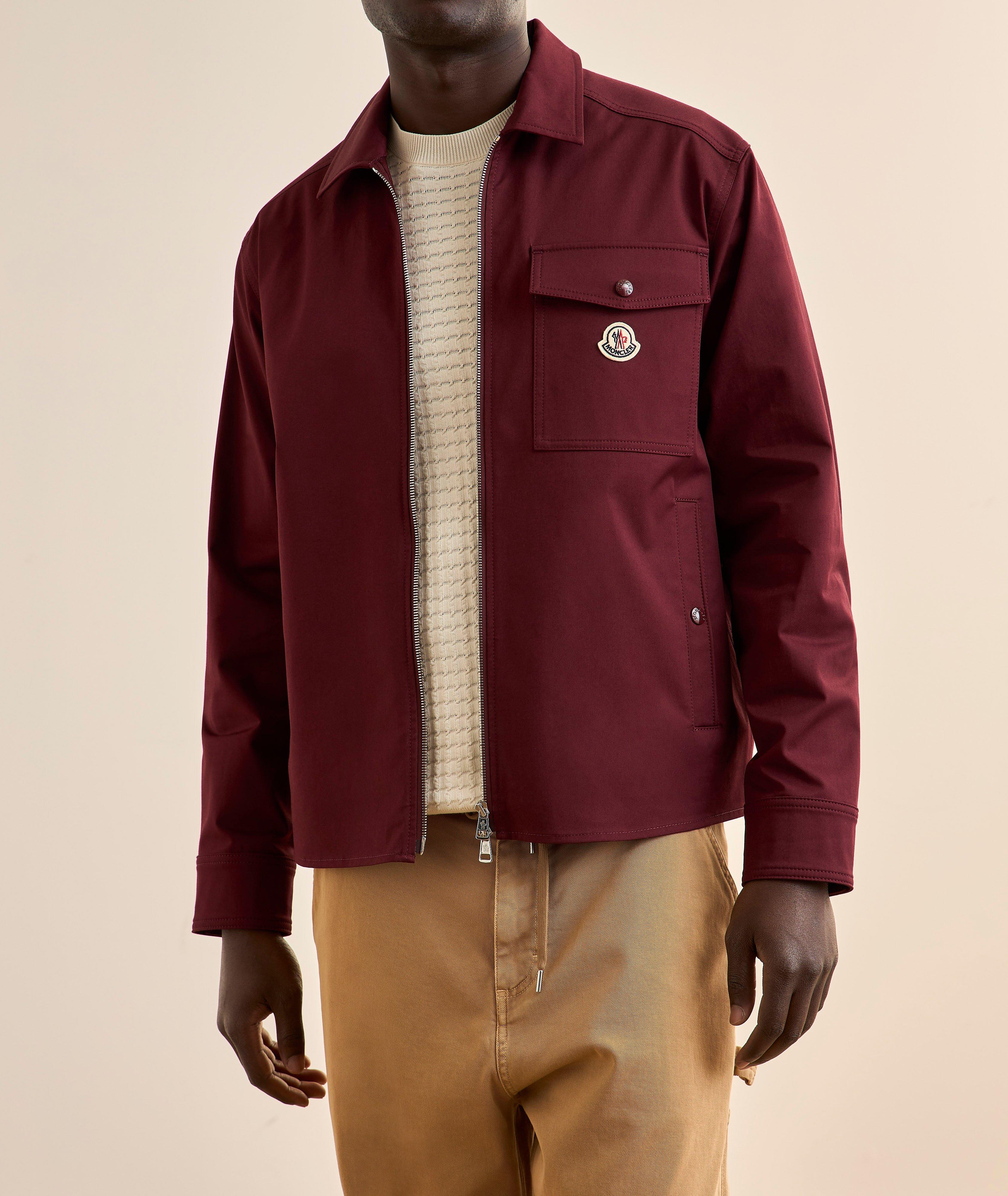 Veste-chemise coton mélangé gabardine image 1