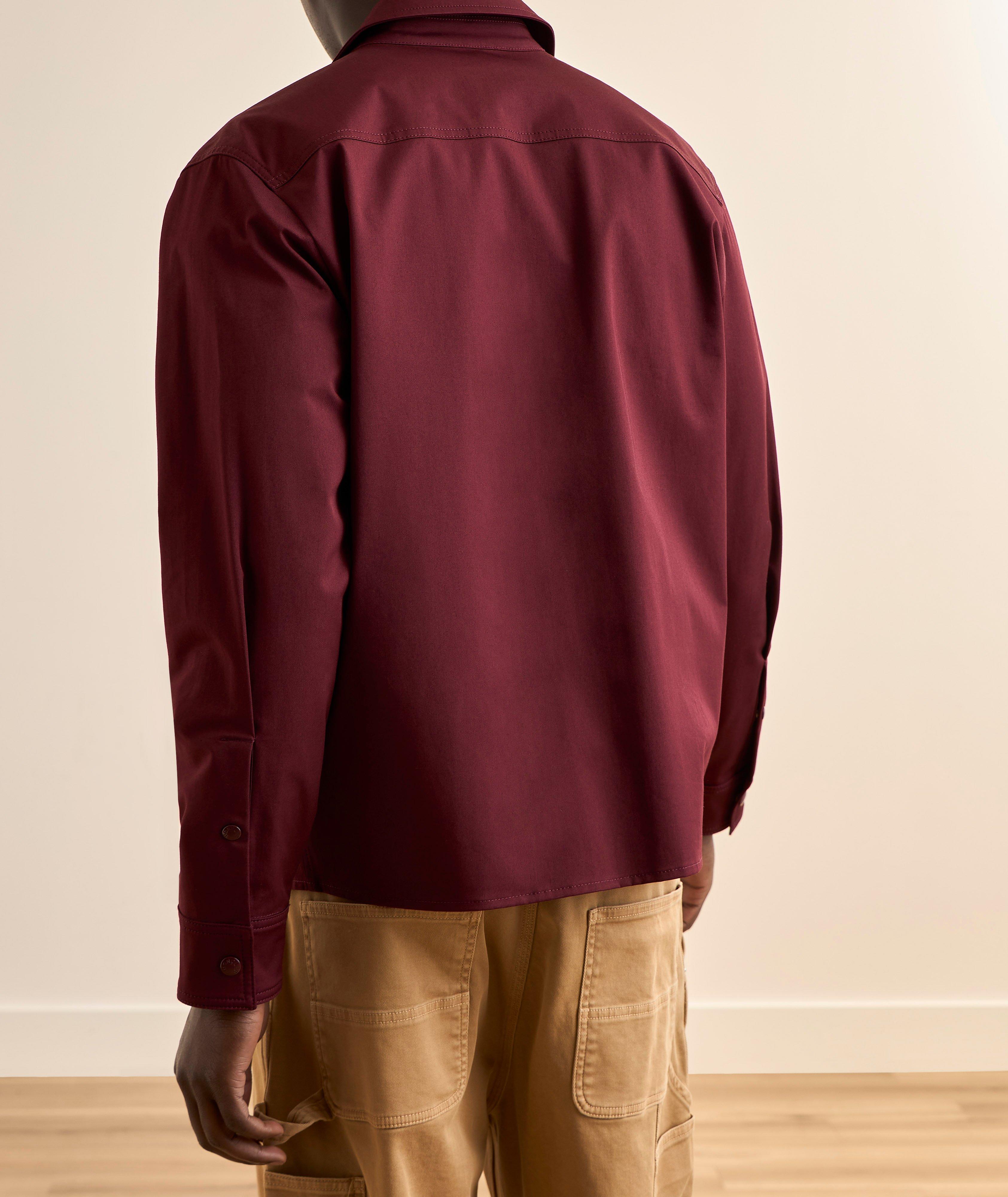 Veste-chemise coton mélangé gabardine image 2