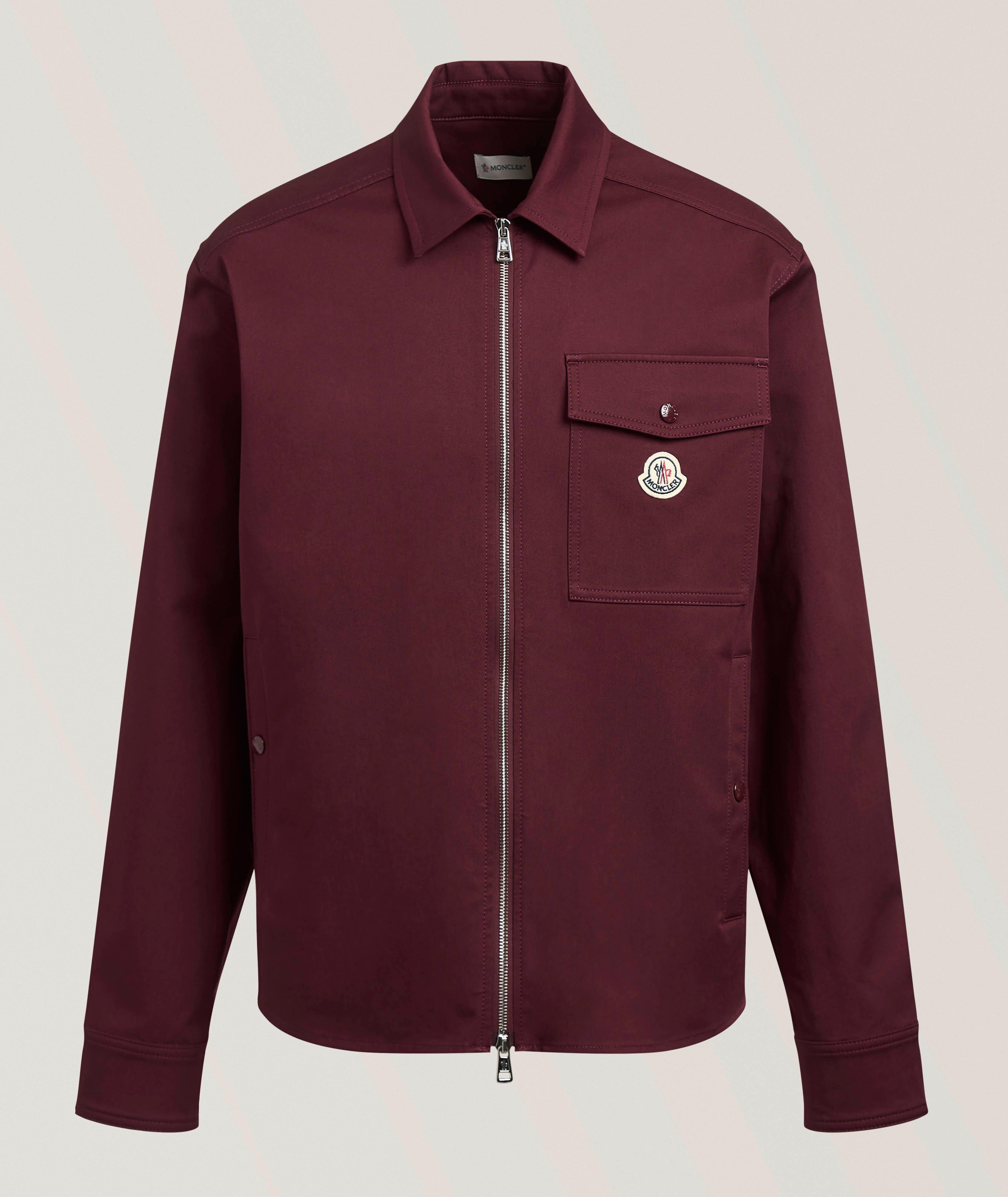 Cotton-Blend Gabardine Shirt Jacket image 0