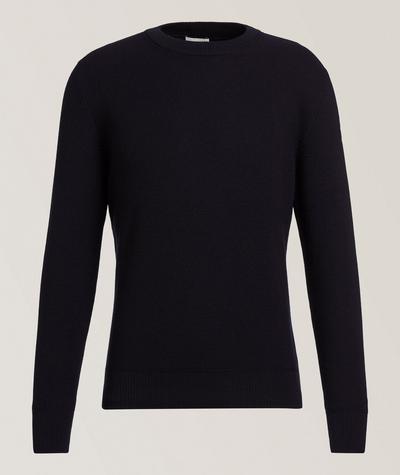 Moncler - Leather Logo Wool Sweater